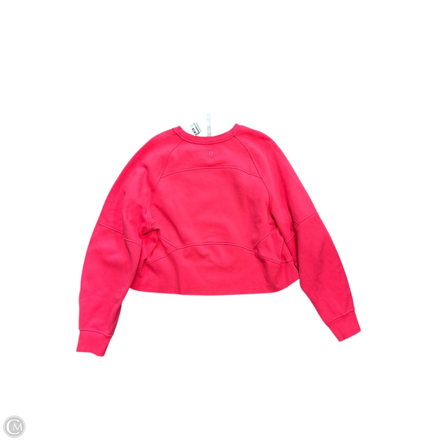 Athletic Sweatshirt Crewneck By Lululemon In Pink, Size: Xl