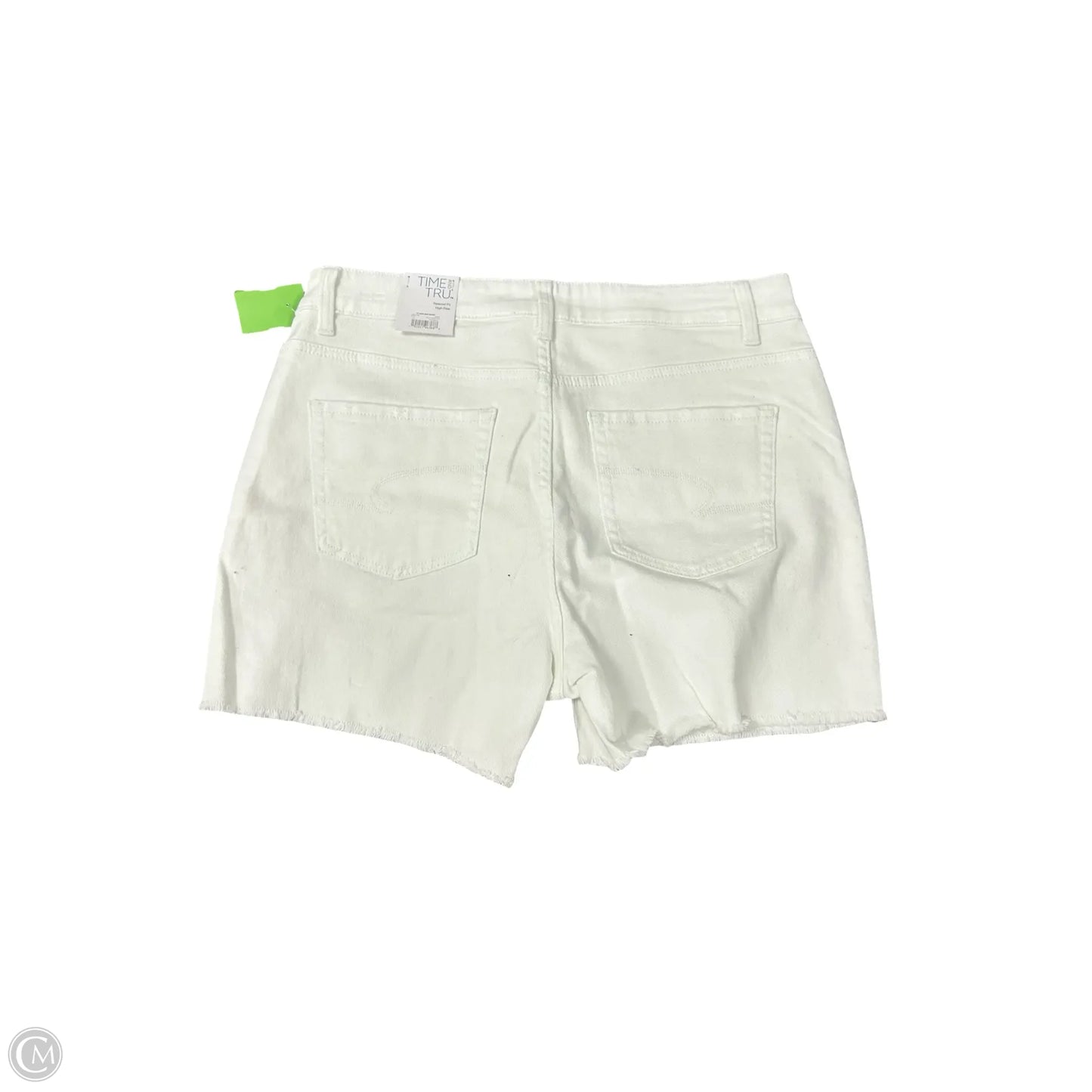 Shorts By Time And Tru In White Denim, Size: 12