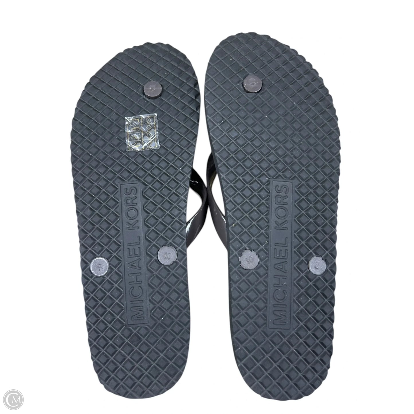 Sandals Flip Flops By Michael By Michael Kors In Brown, Size: 10