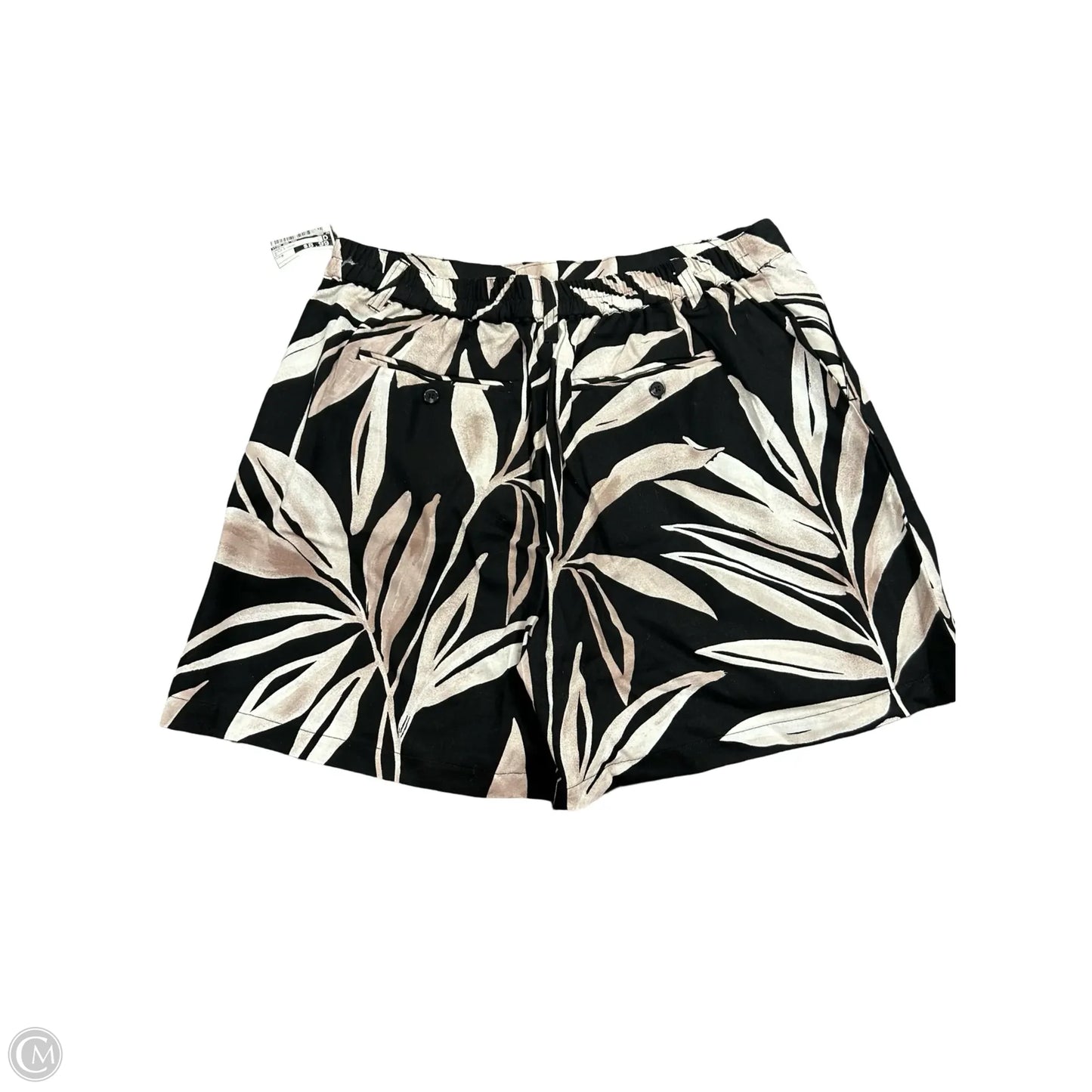 Shorts By Time And Tru In Black & Cream, Size: M