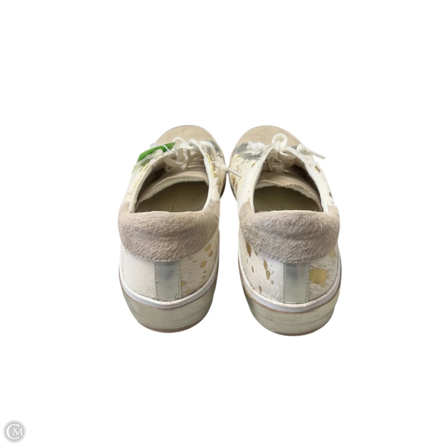 Shoes Sneakers By Dolce Vita In Cream & Silver, Size: 10