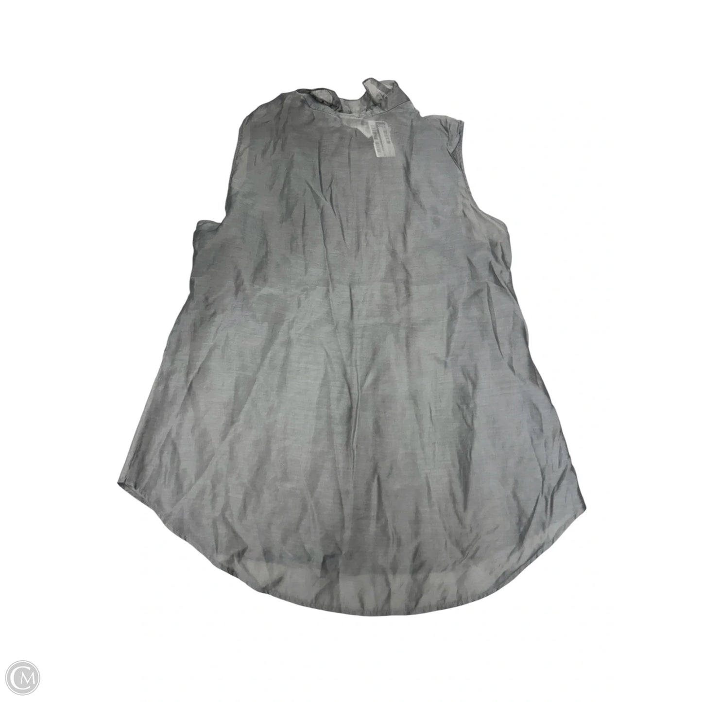 Blouse Sleeveless By Cabi In Grey, Size: M