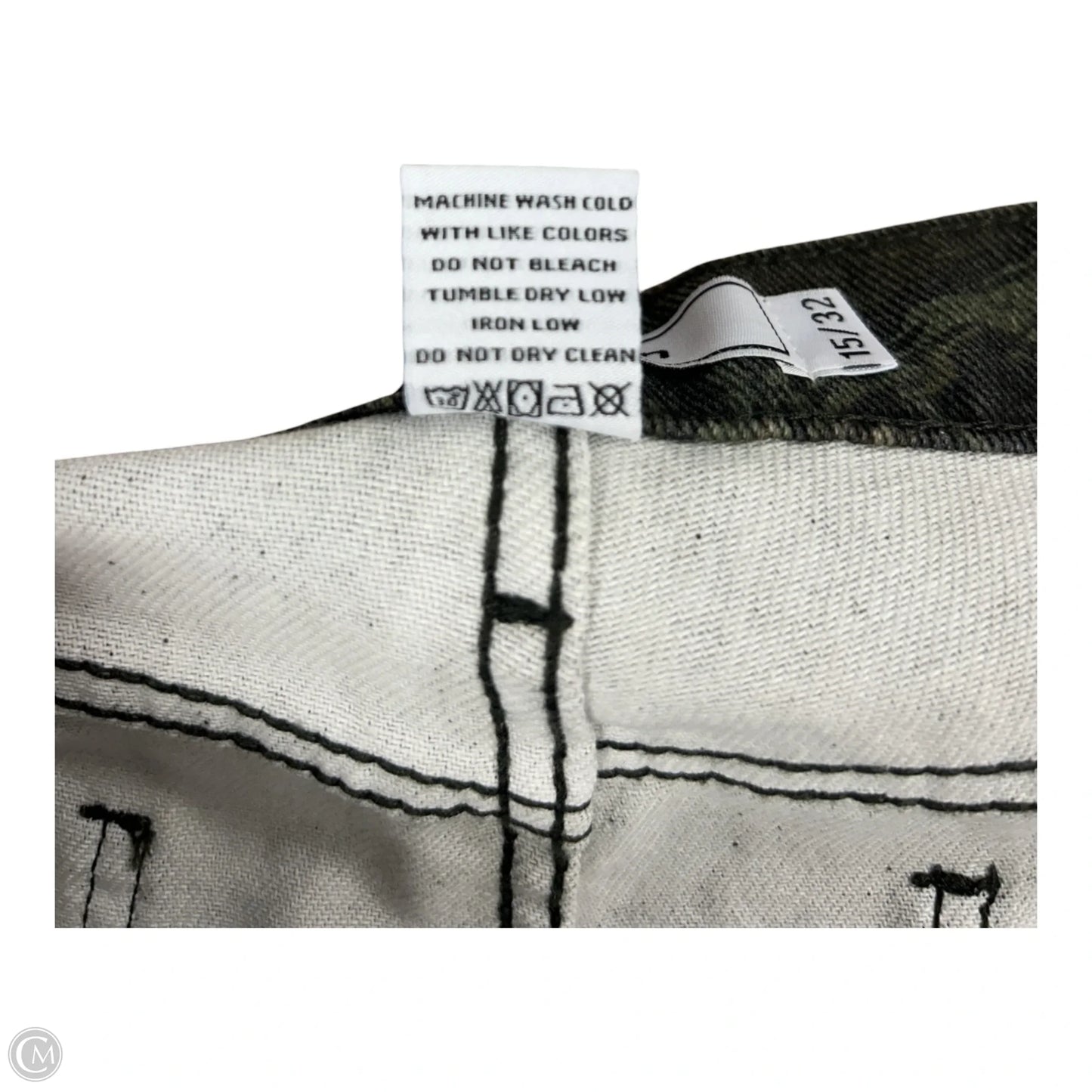 Jeans Wide Leg By Cmc In Camouflage Print, Size: 14