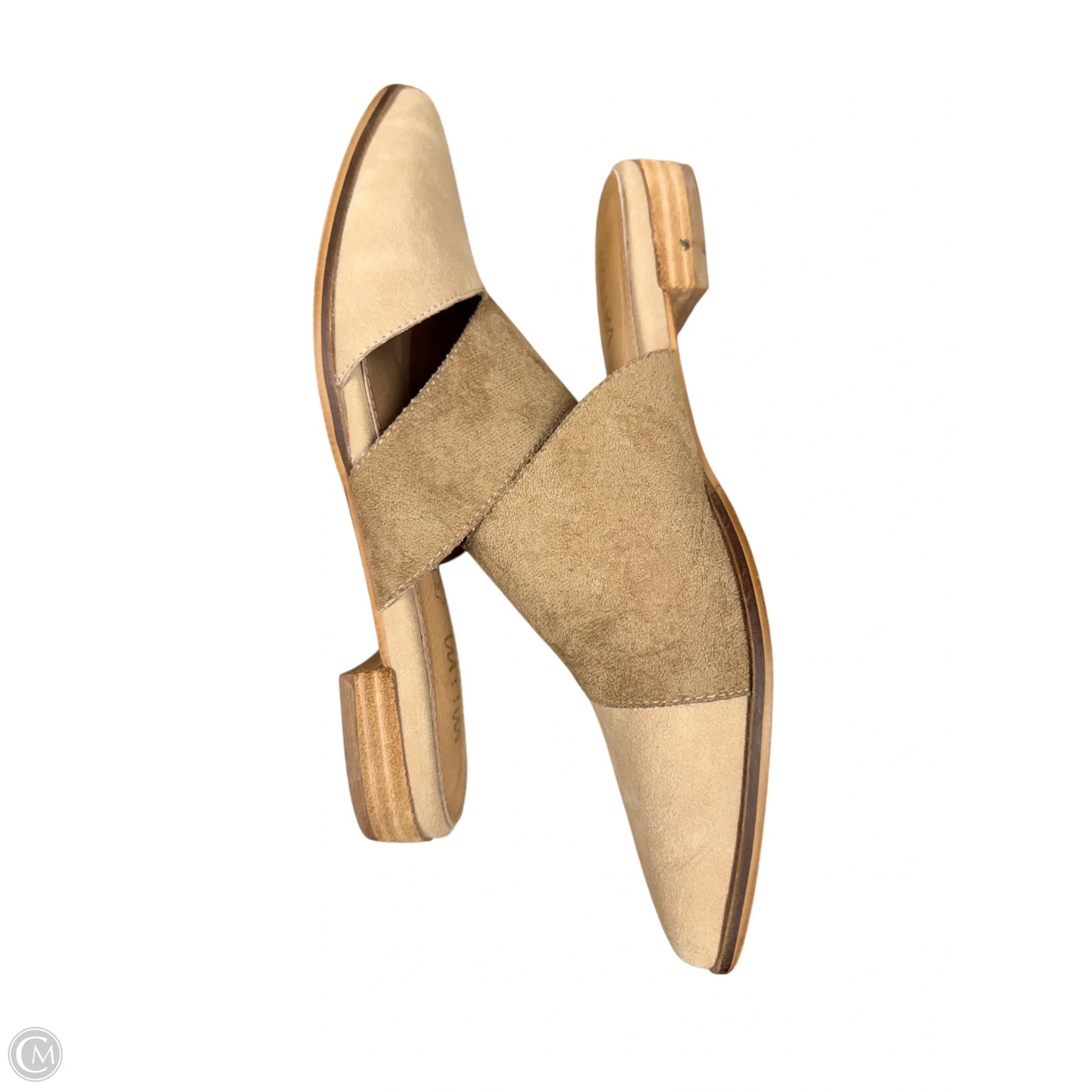 Shoes Flats By Clothes Mentor In Beige, Size: 7