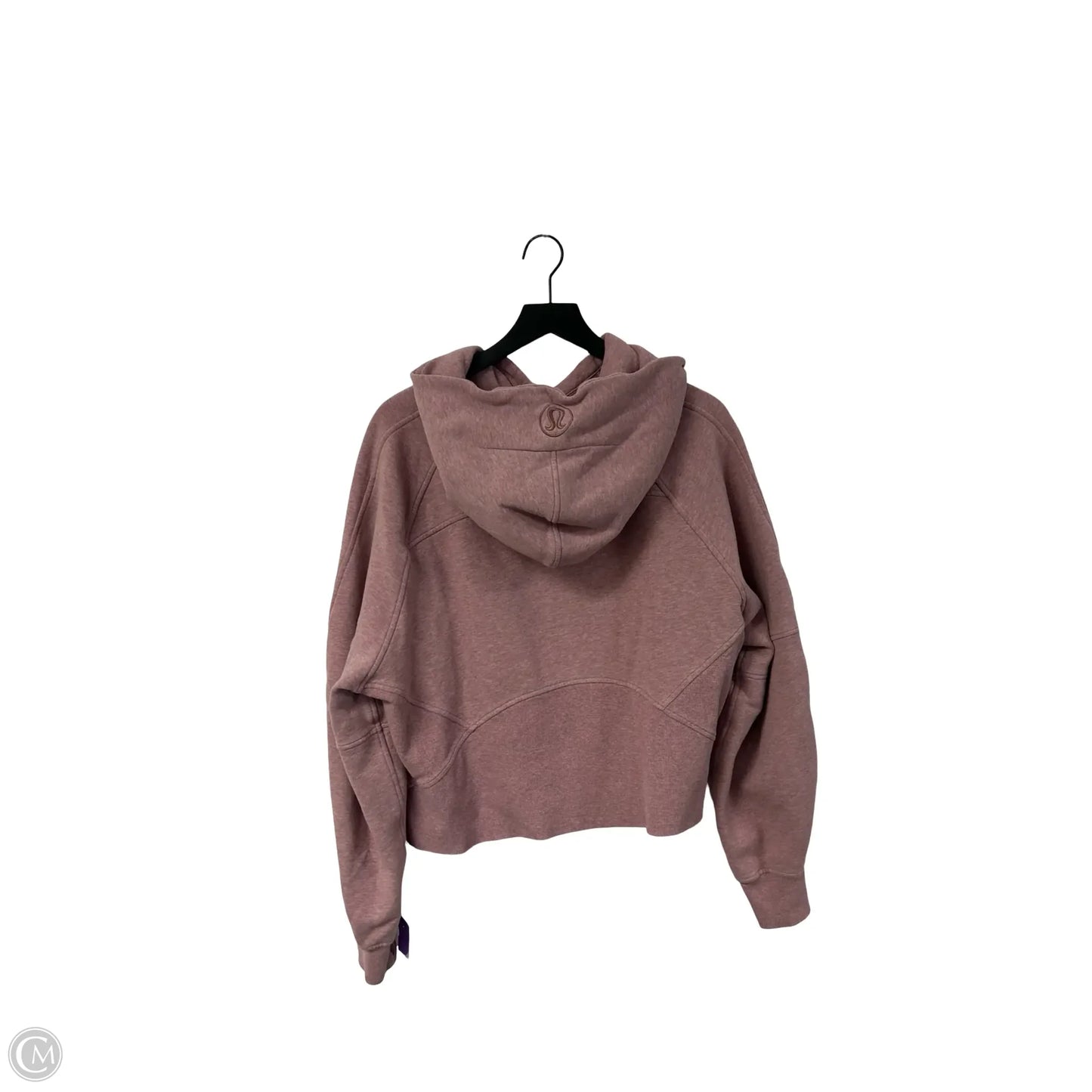 Athletic Sweatshirt Hoodie By Lululemon In Mauve, Size: Xl