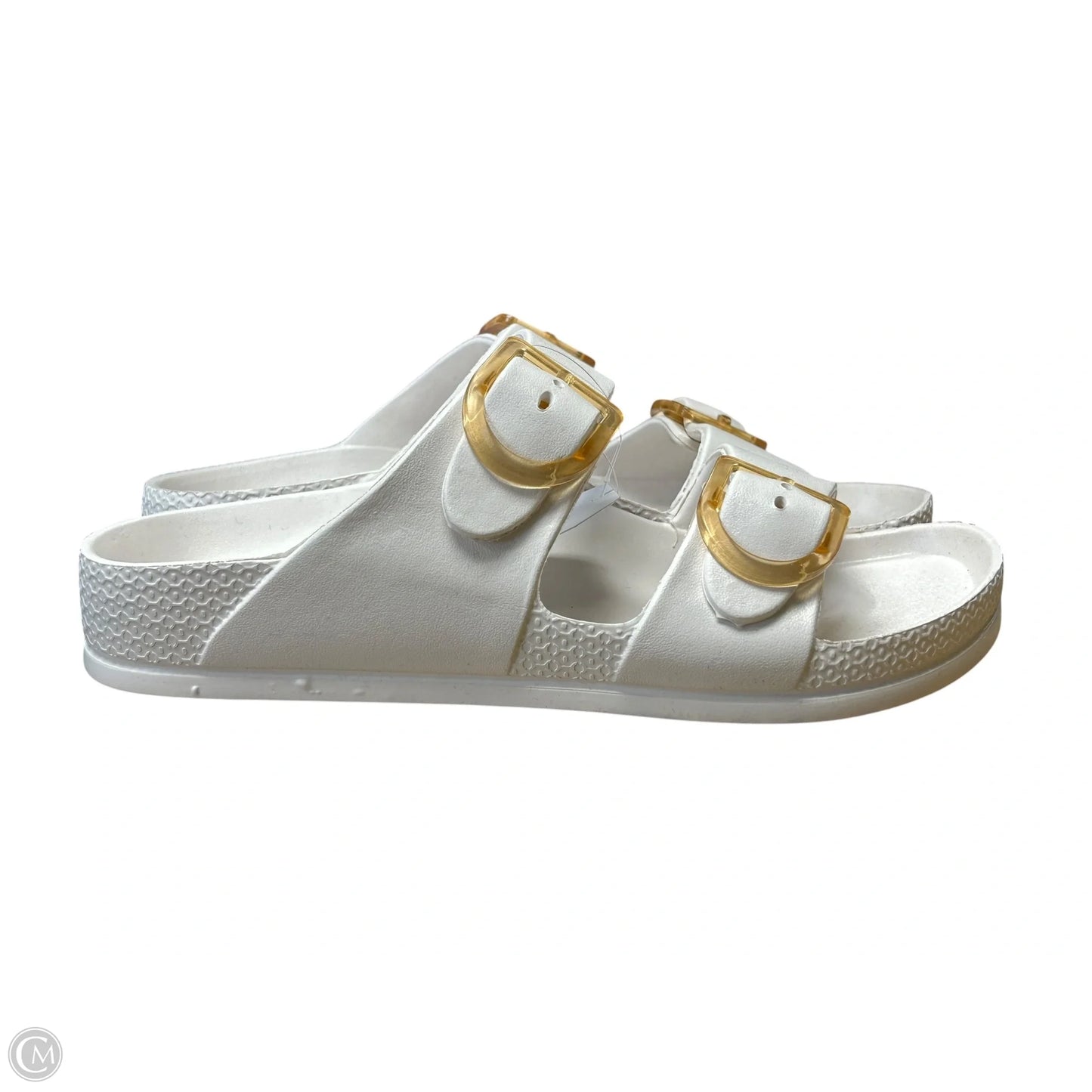 Sandals Flats By Time And Tru In Cream, Size: 8
