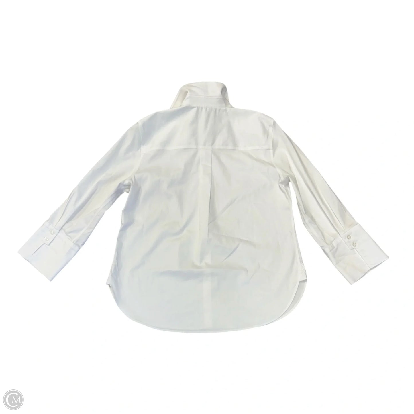 Blouse 3/4 Sleeve By Chicos In White, Size: M