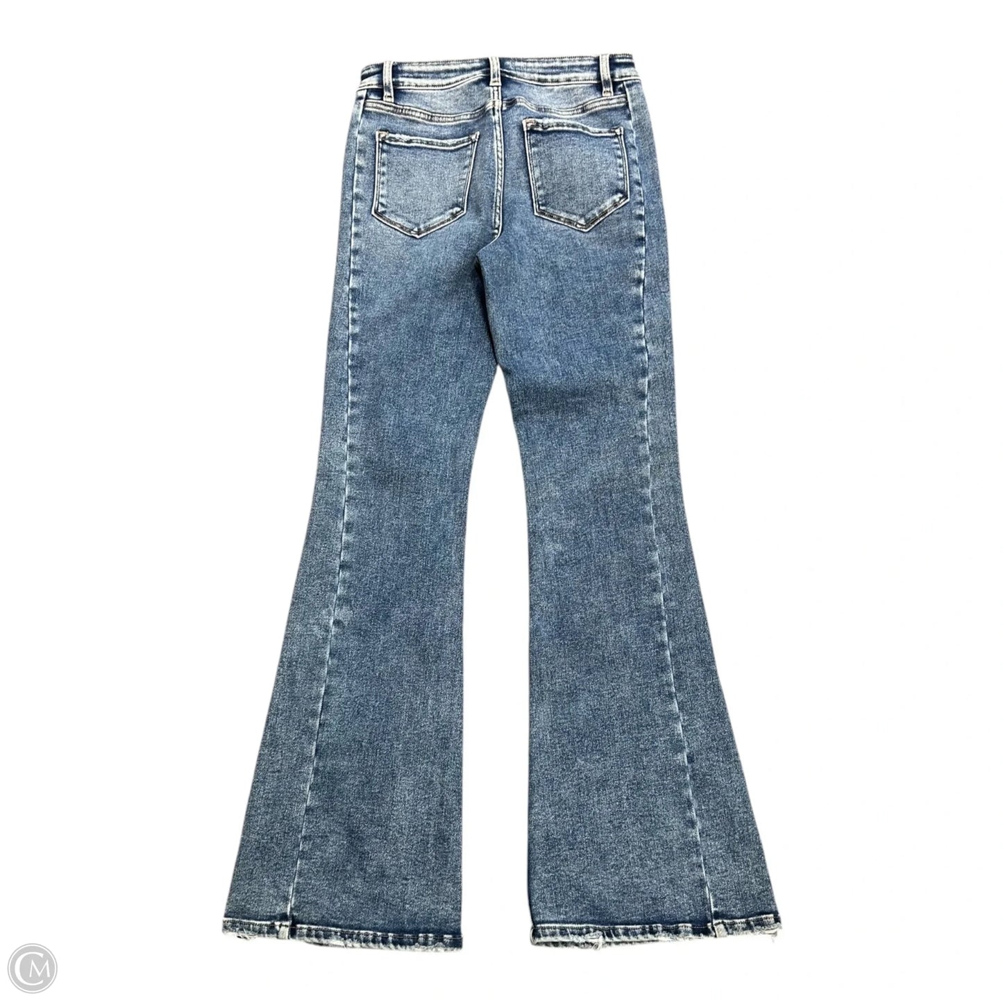 Jeans Flared By Flying Monkey In Blue Denim, Size: 8