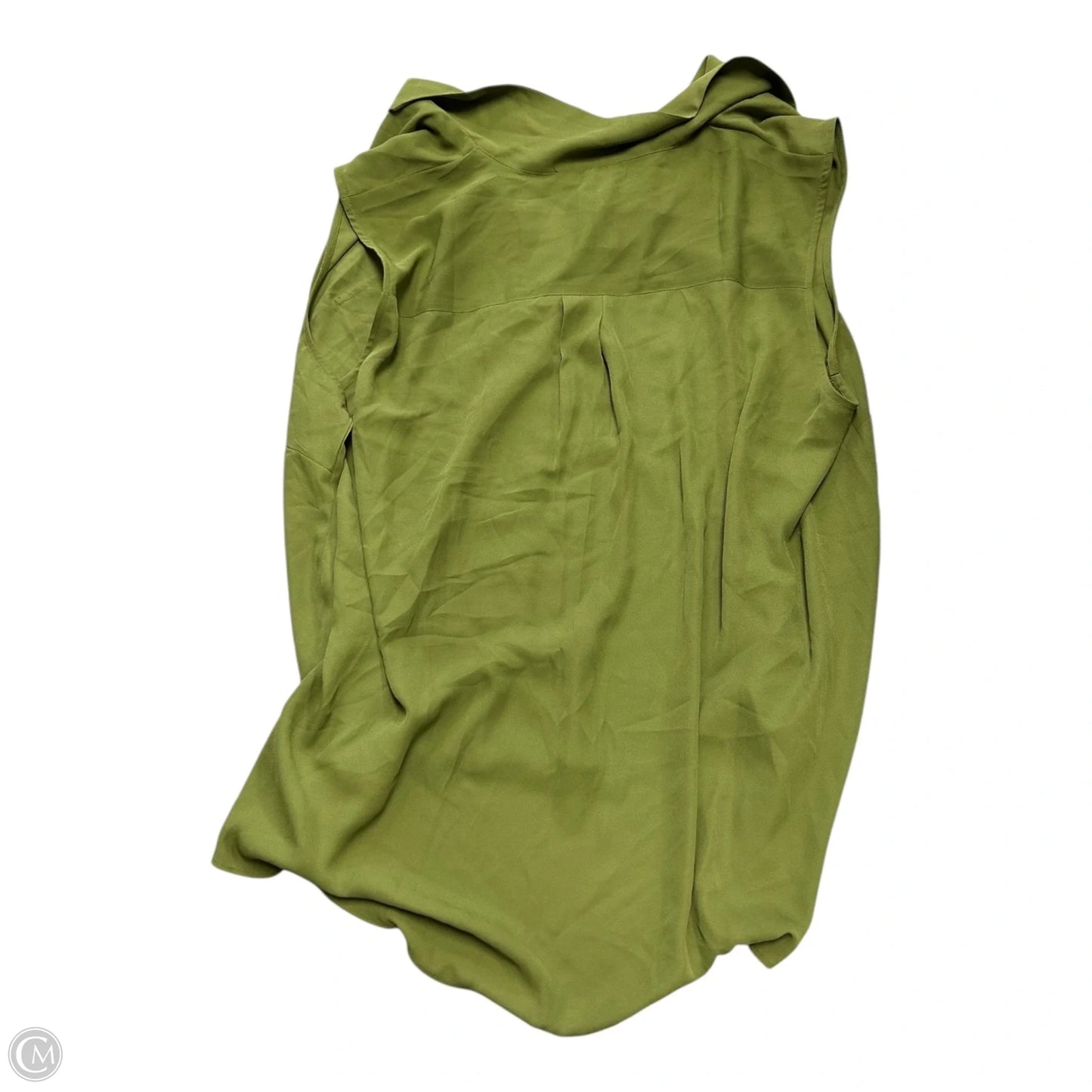 Blouse Sleeveless By Fortune & Ivy In Green, Size: 2x