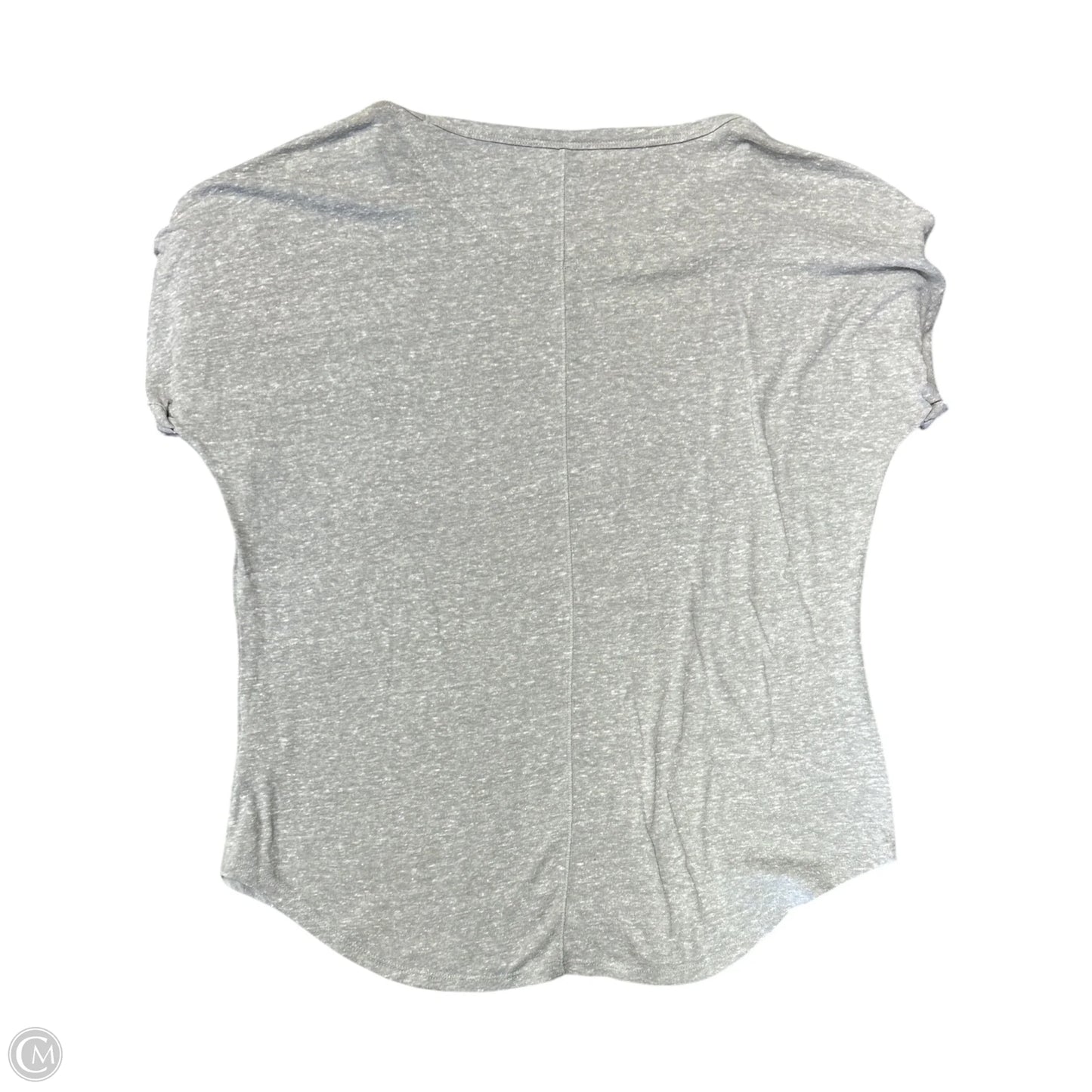 Top Short Sleeve By Lucky Brand In Grey, Size: L