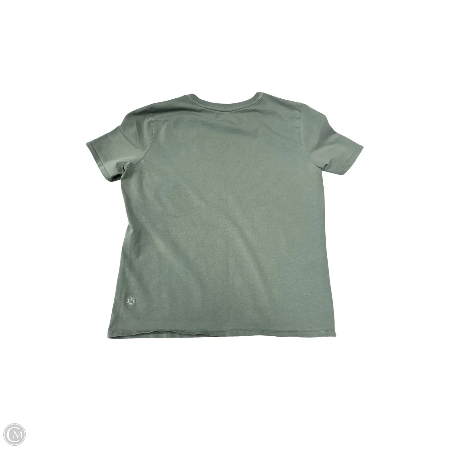 Top Short Sleeve By Lululemon In Green, Size: 4