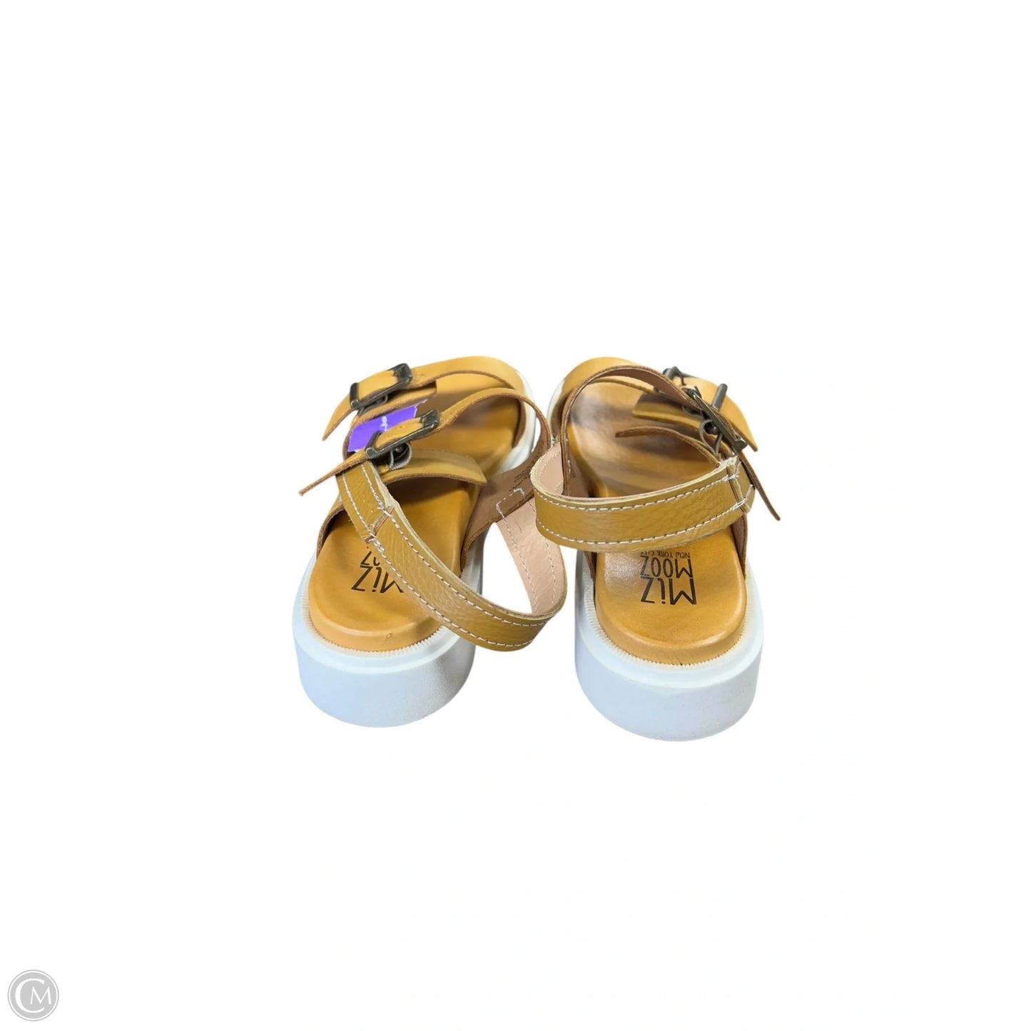 Sandals Flats By Miz Mooz In Yellow, Size: 8.5