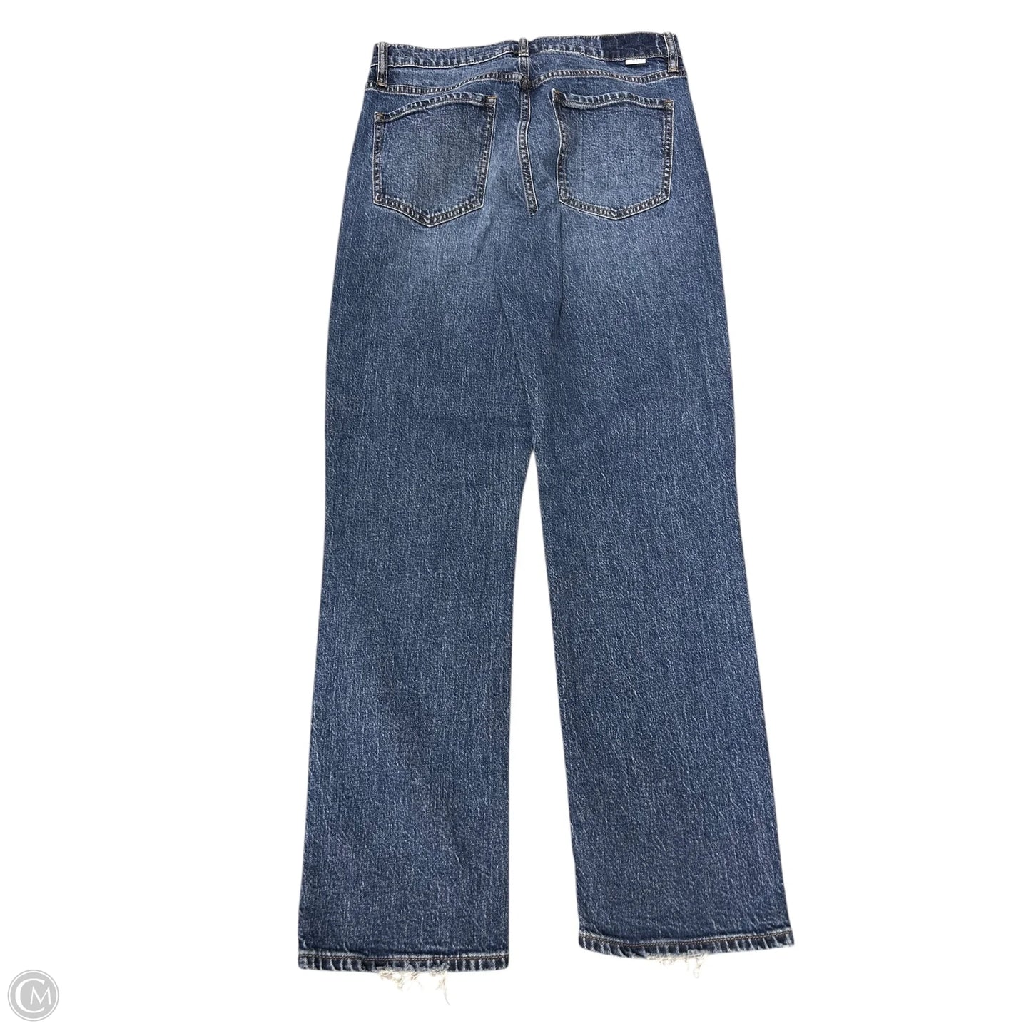 Jeans Straight By Daze In Blue Denim, Size: 10
