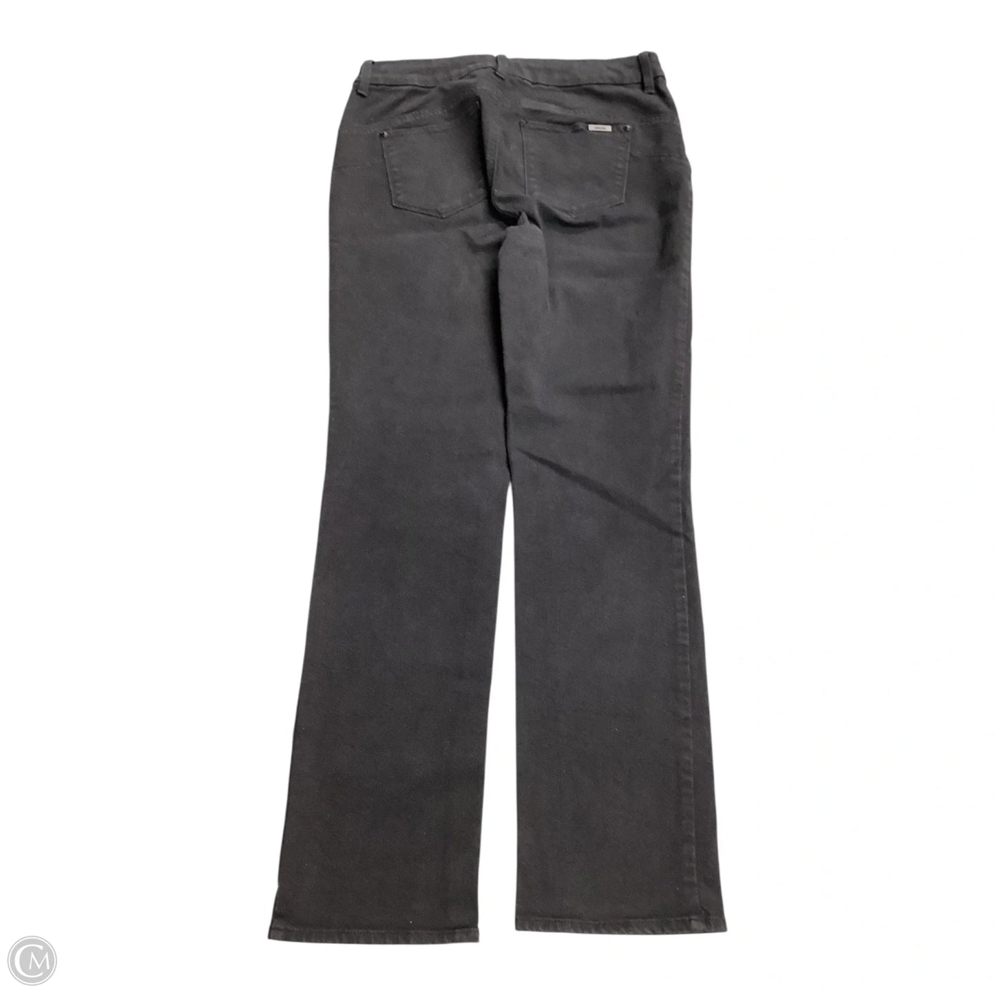 Jeans Straight By Chicos In Black Denim, Size: 4