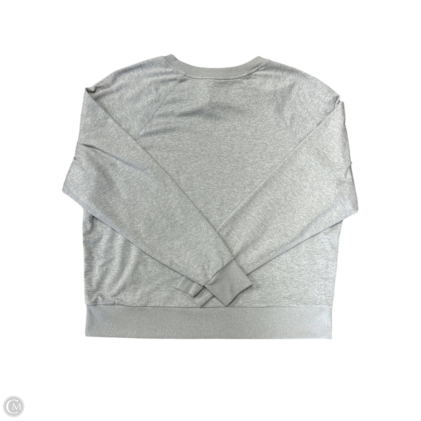 Athletic Top Long Sleeve Crewneck By Vuori In Grey, Size: S