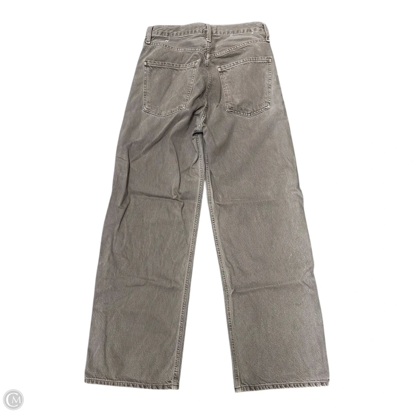 Jeans Straight By Agolde In Brown Denim, Size: 0