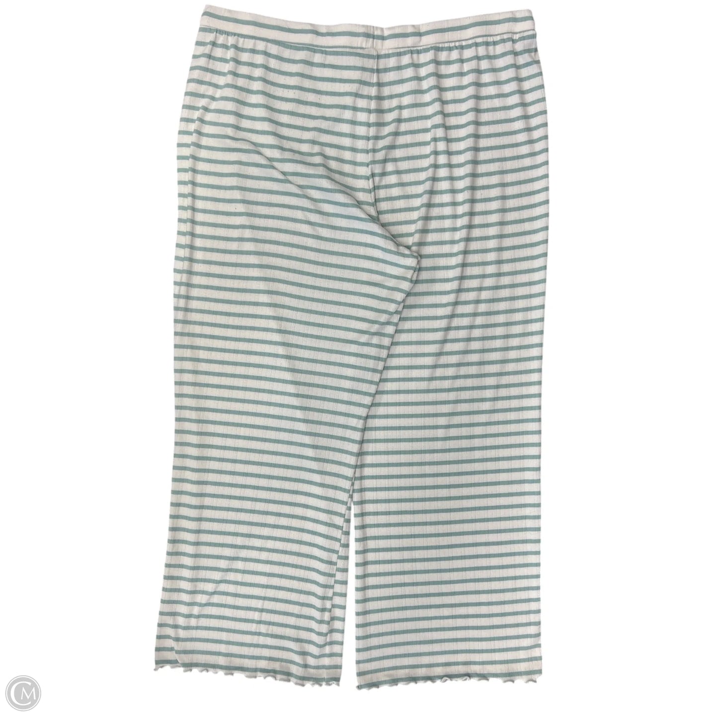 Pants Set 2pc By Loft In Green & White, Size: Xl