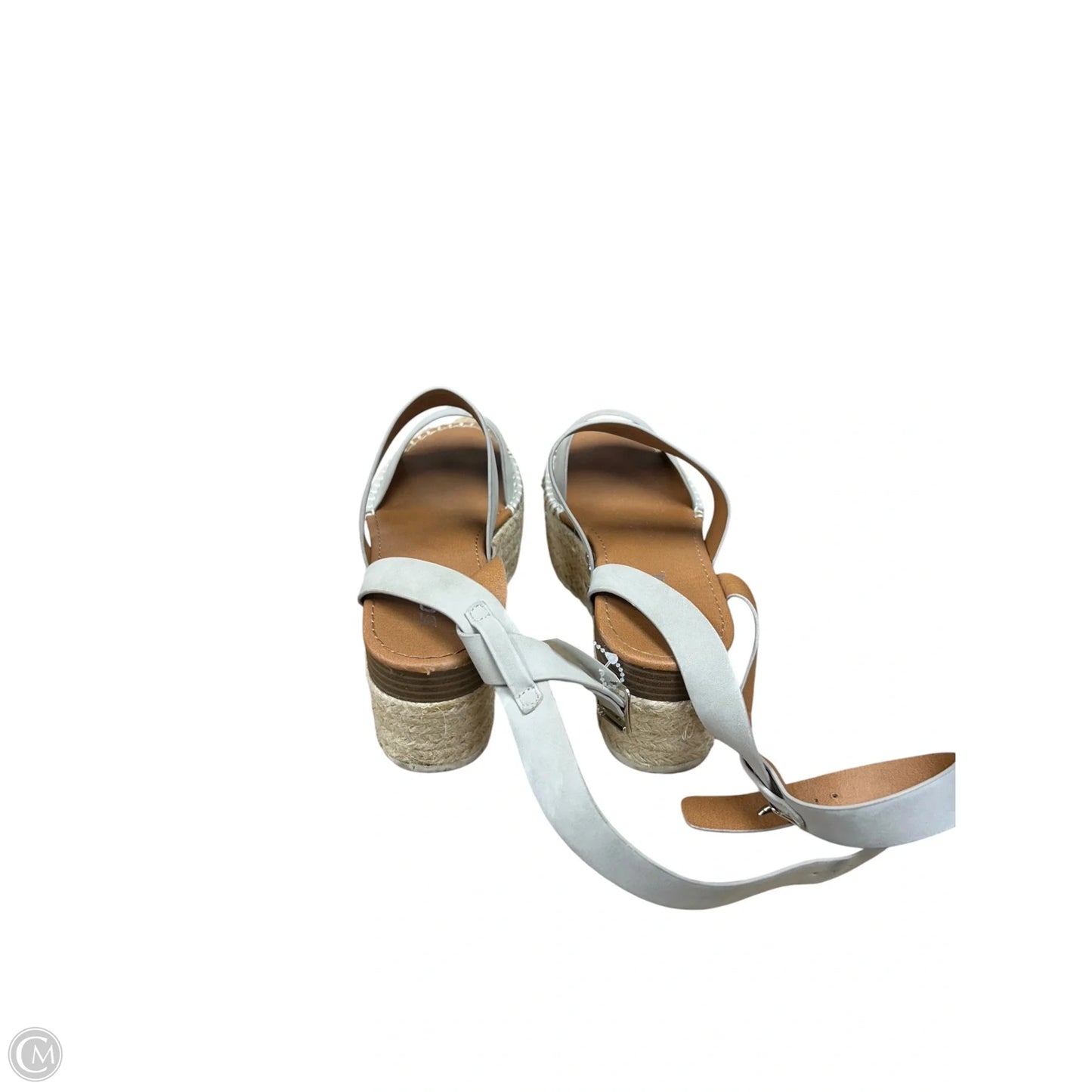 Sandals Heels Platform By Soda In Taupe, Size: 7.5