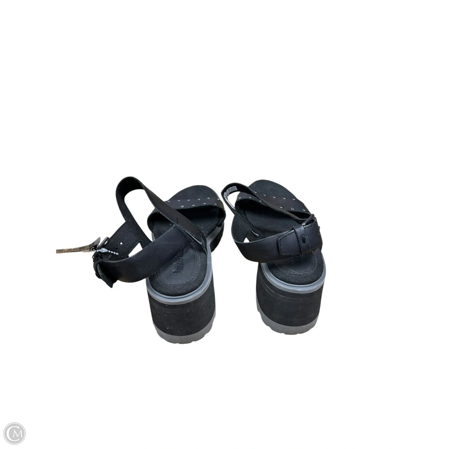 Sandals Heels Block By Timberland In Black, Size: 9