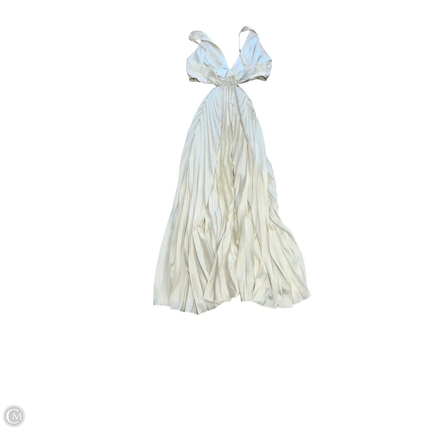 Dress Party Long By Abercrombie And Fitch In Cream, Size: L