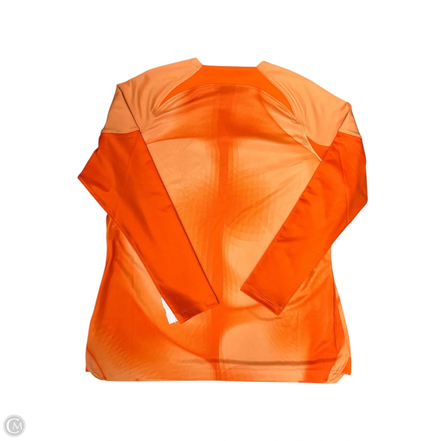 Athletic Top Long Sleeve Crewneck By Nike Apparel In Orange, Size: Xl