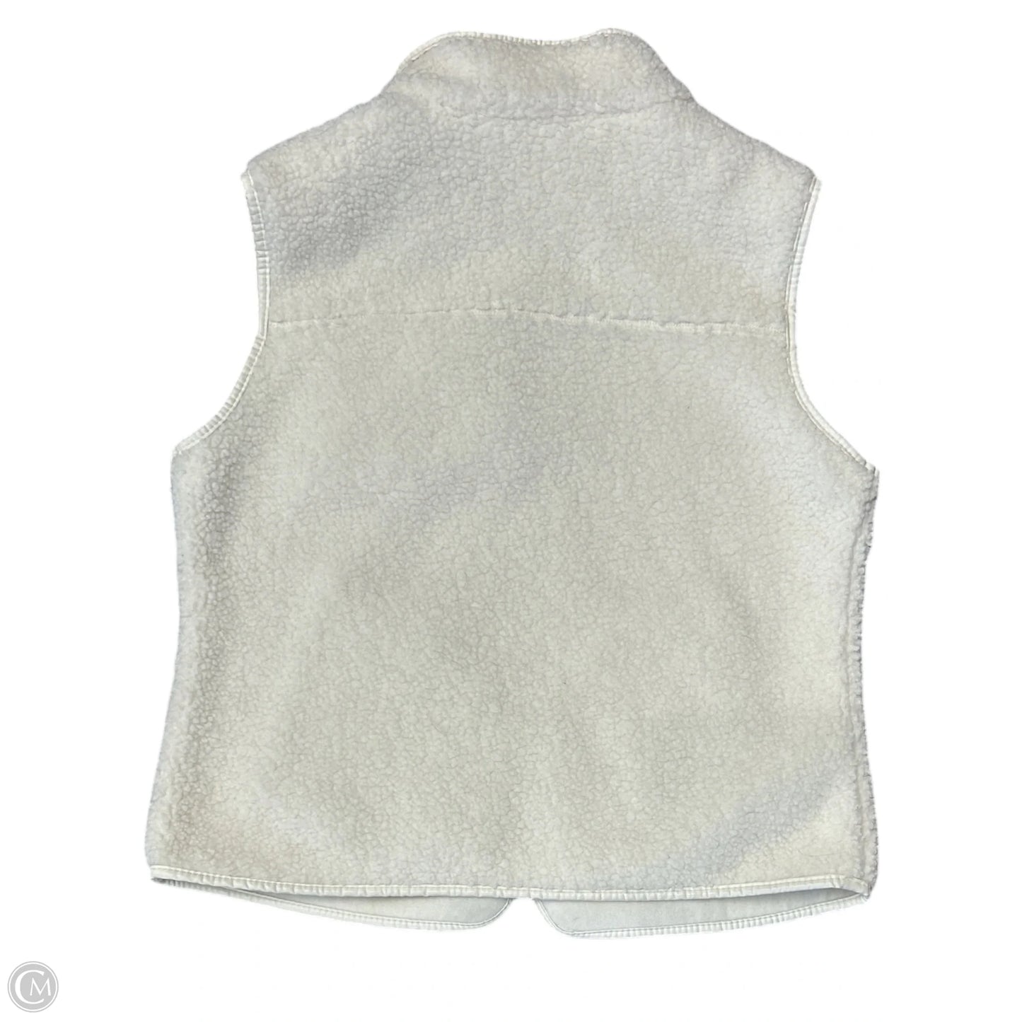Vest Faux Fur & Sherpa By Cmb In White, Size: S