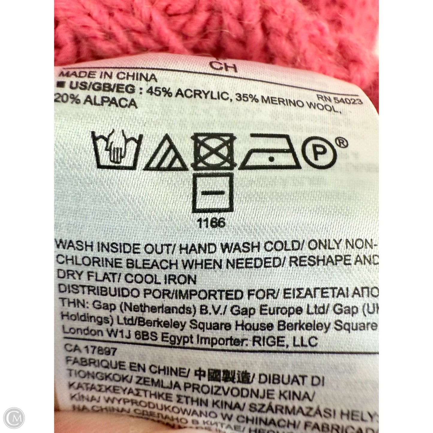 Sweater By Banana Republic In Pink, Size: S