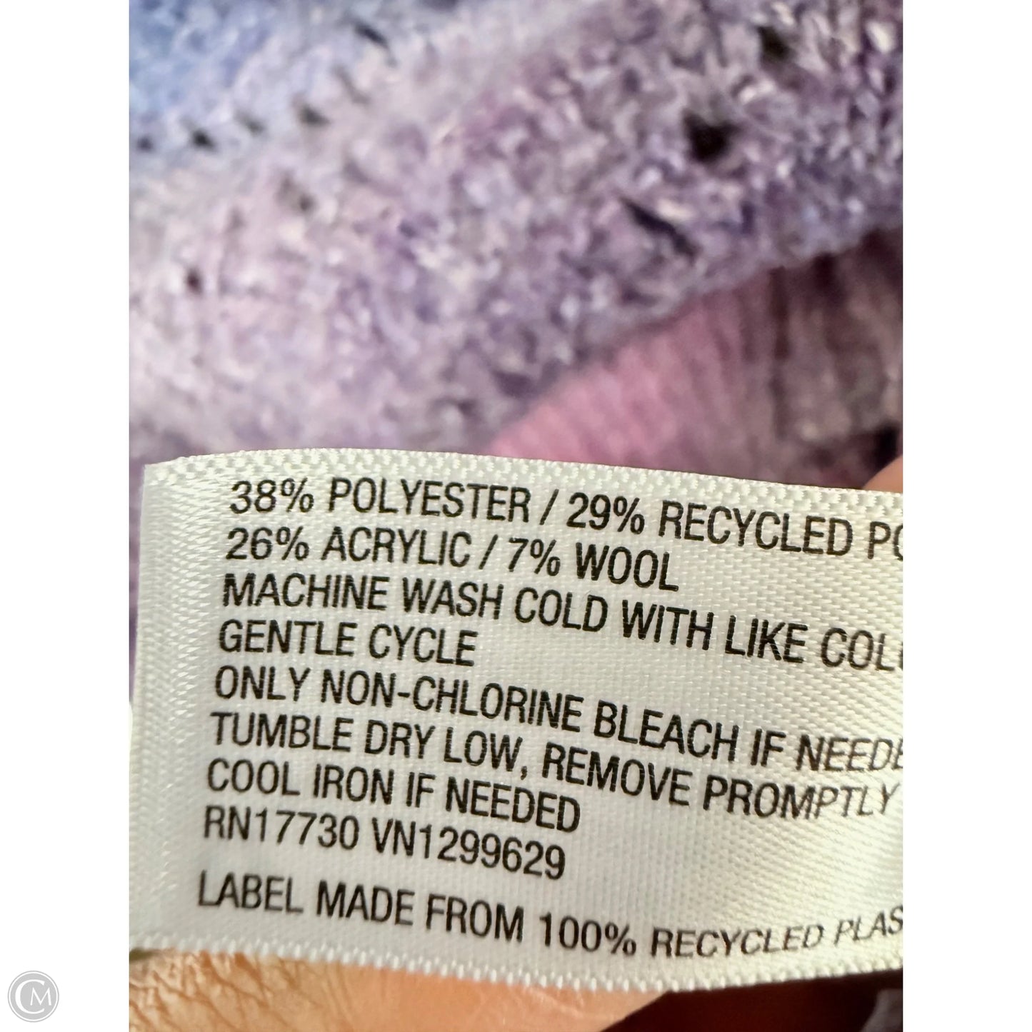 Sweater By Knox Rose In Purple, Size: Xxl