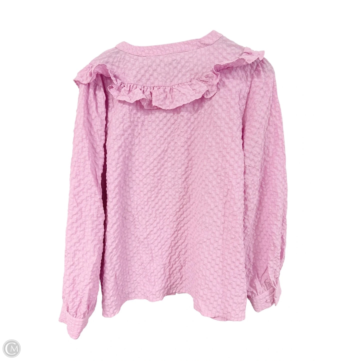 Top Long Sleeve By Vero Moda In Pink, Size: 1x
