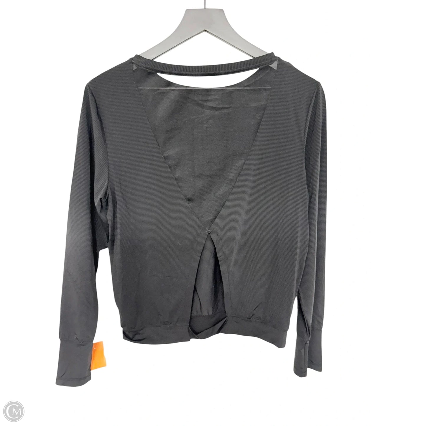 Athletic Top Long Sleeve Crewneck By Zyia In Black, Size: S