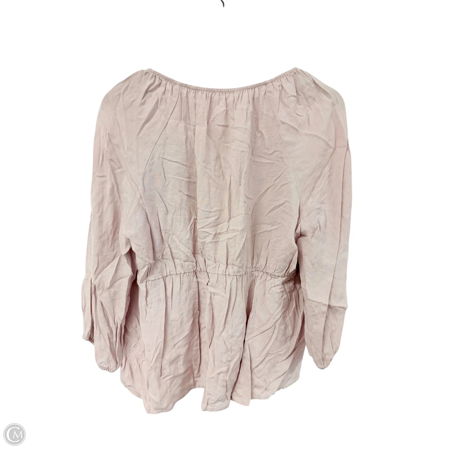 Top Long Sleeve By Maurices In Pink, Size: L