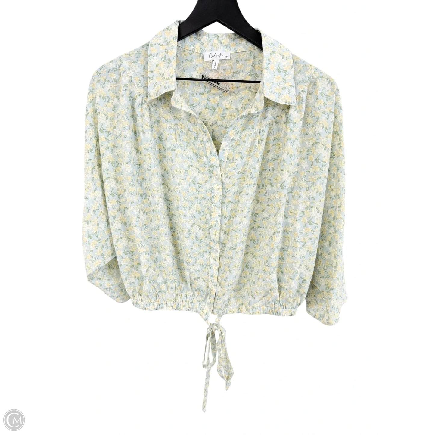 Top Short Sleeve By Cmc In Green, Size: S