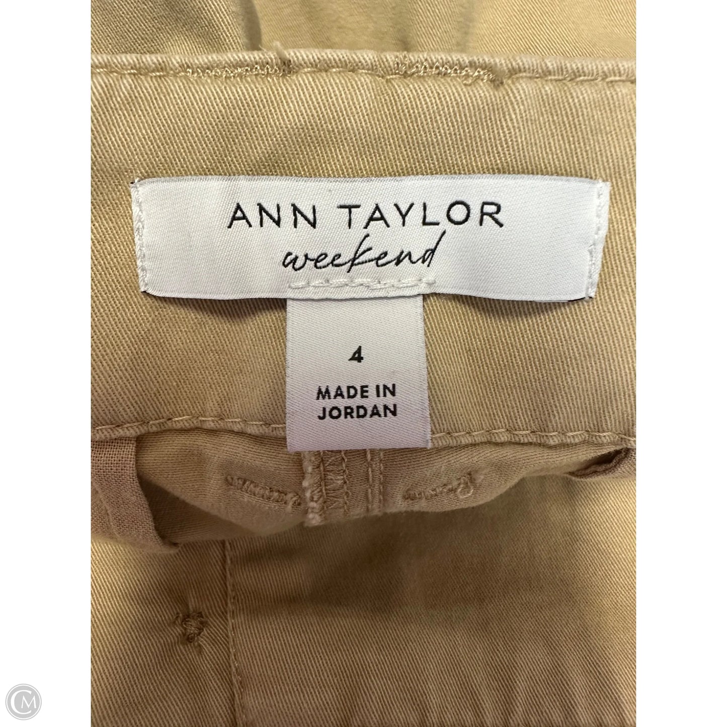 Pants Chinos & Khakis By Ann Taylor In Tan, Size: 4