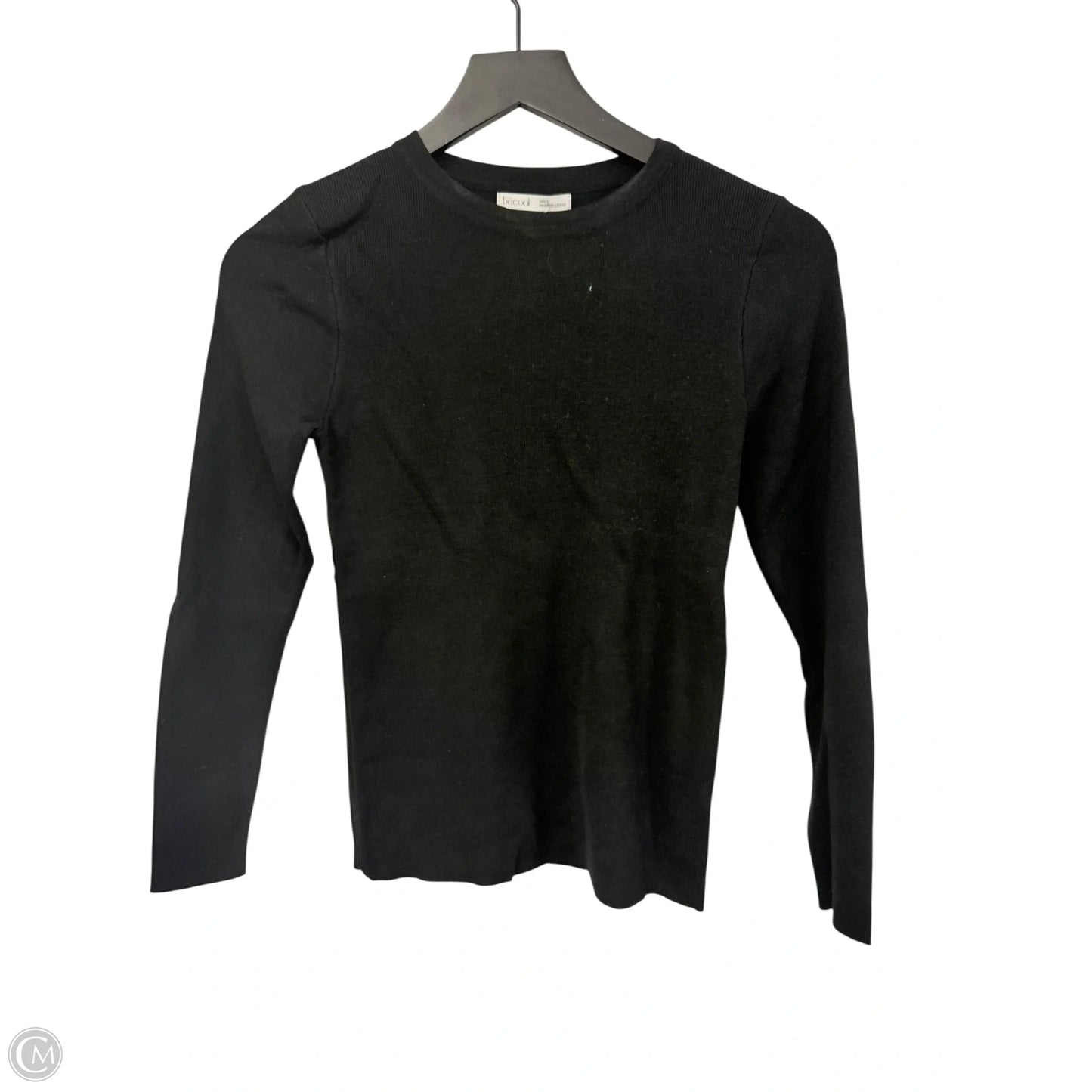 Top Long Sleeve By Clothes Mentor In Black, Size: S