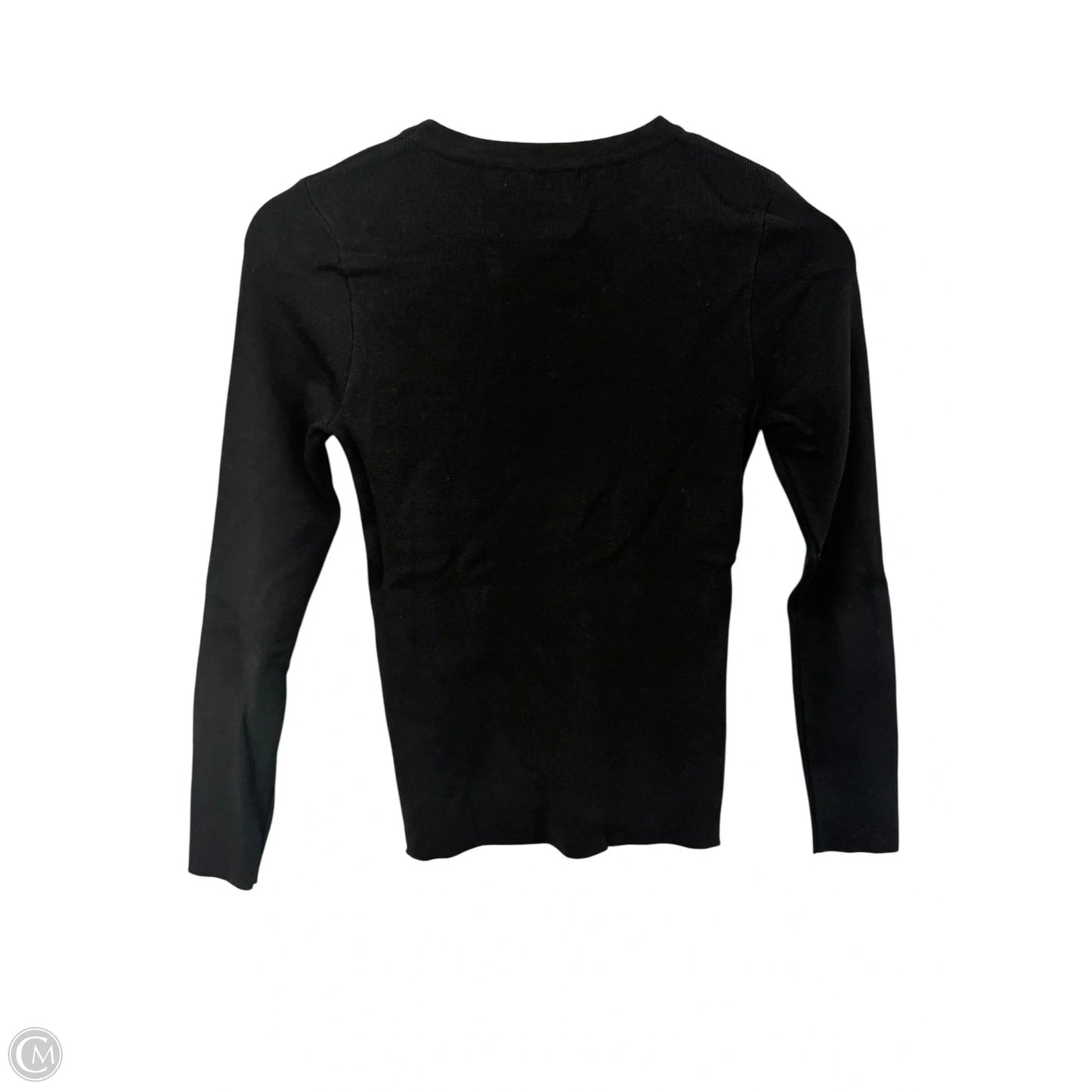 Top Long Sleeve By Clothes Mentor In Black, Size: S