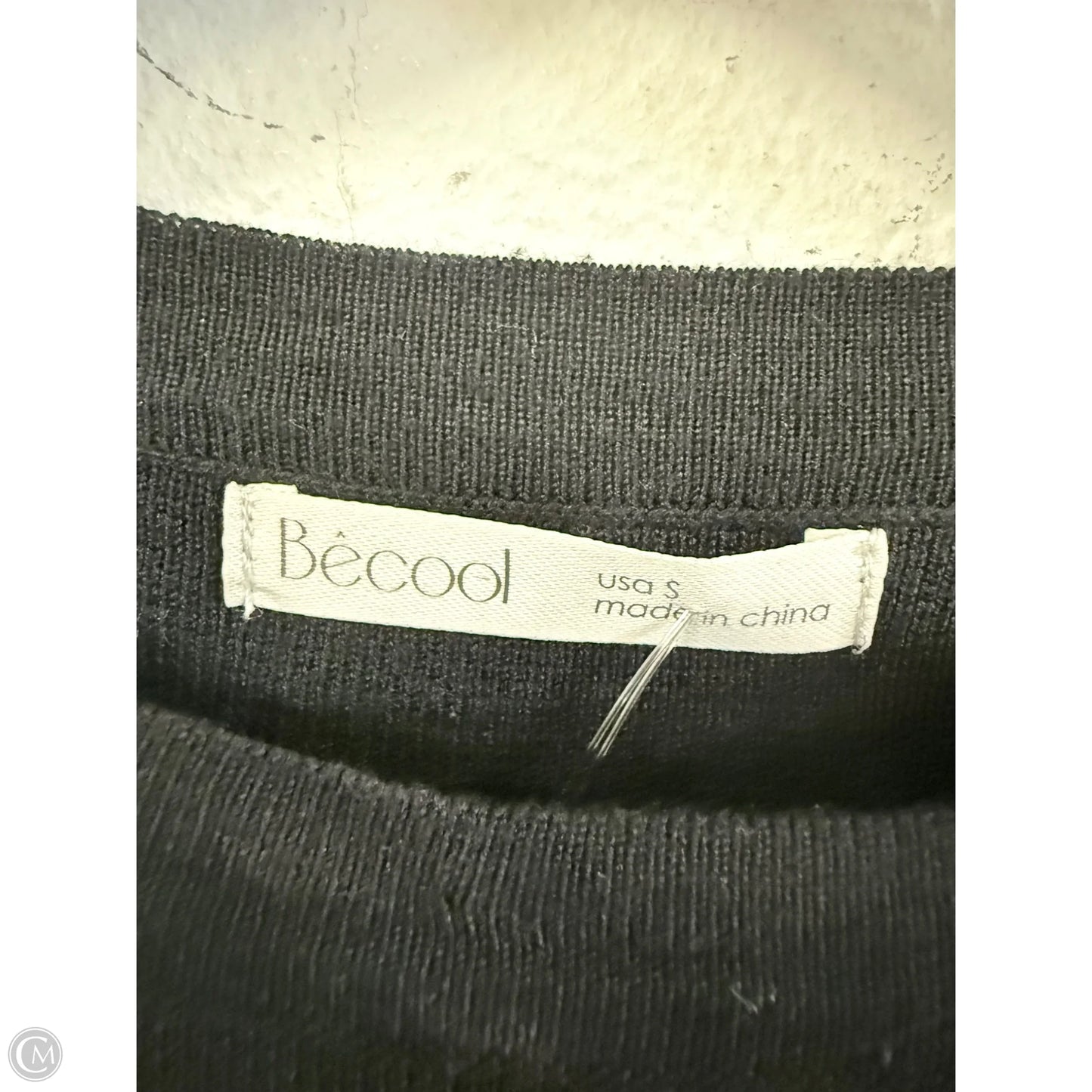 Top Long Sleeve By Clothes Mentor In Black, Size: S