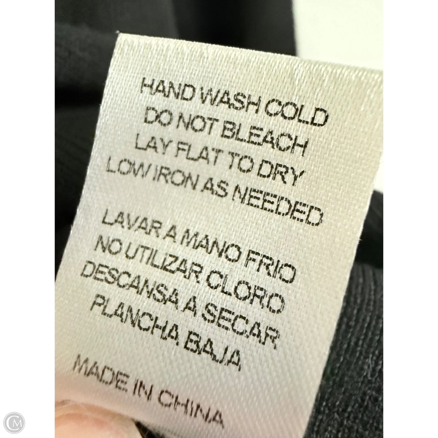 Top Long Sleeve By Clothes Mentor In Black, Size: S