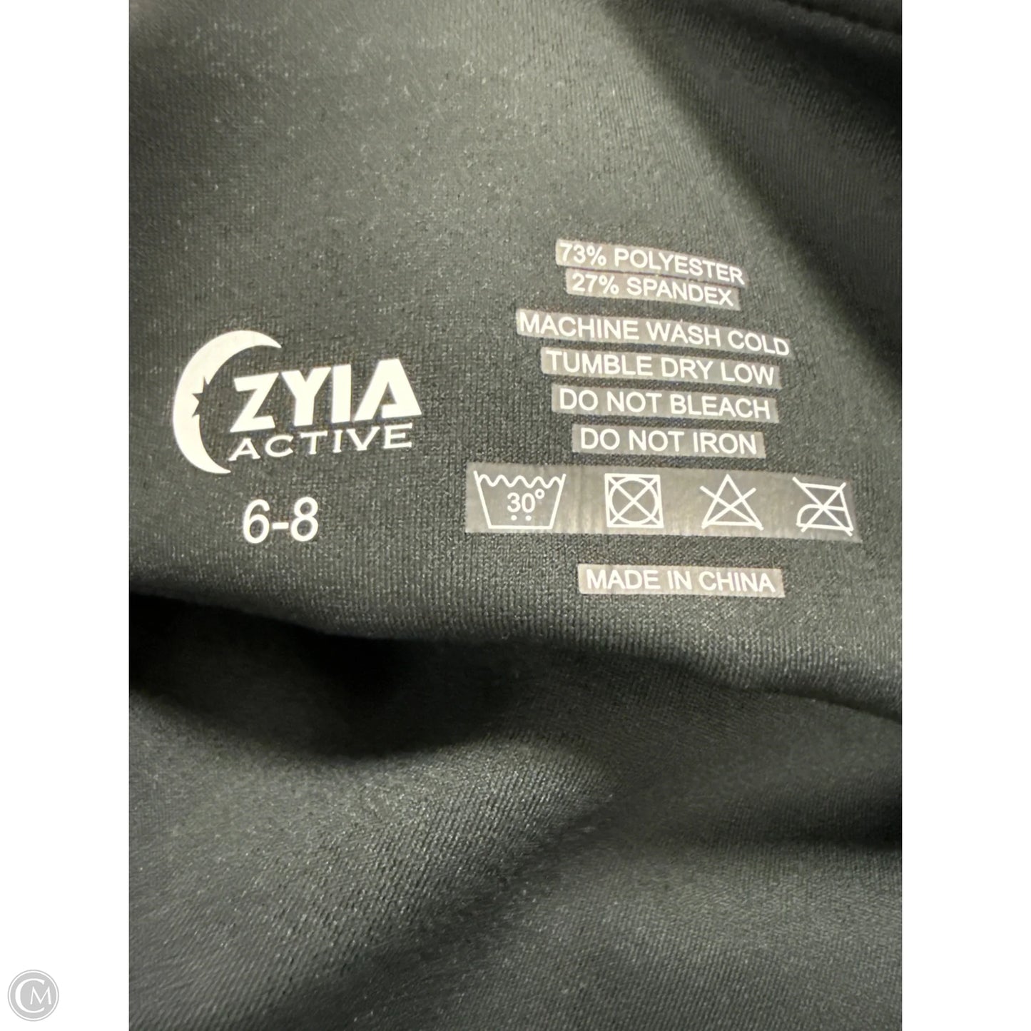 Athletic Leggings By Zyia In Black, Size: S