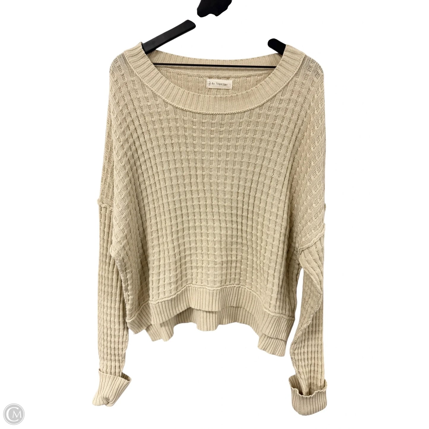 Sweater By By Together In Cream, Size: L