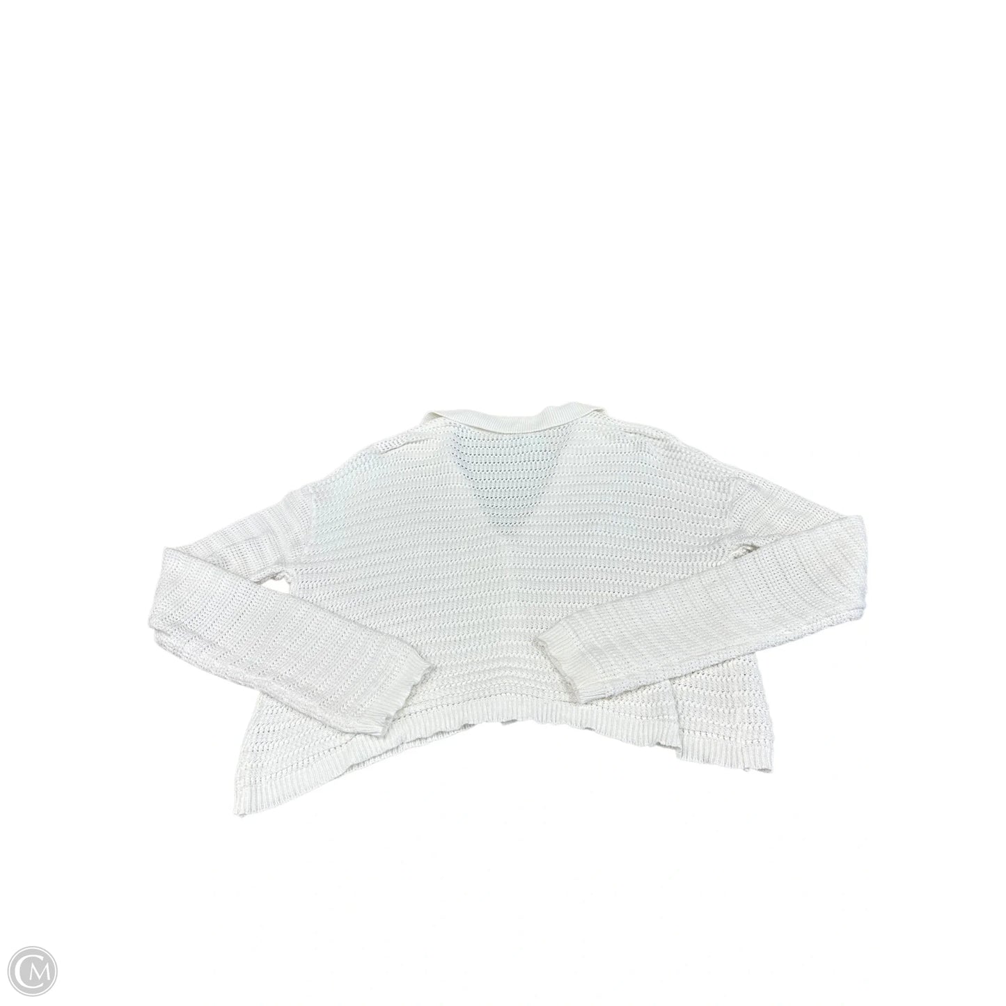 Top Long Sleeve By Workshop In White, Size: S