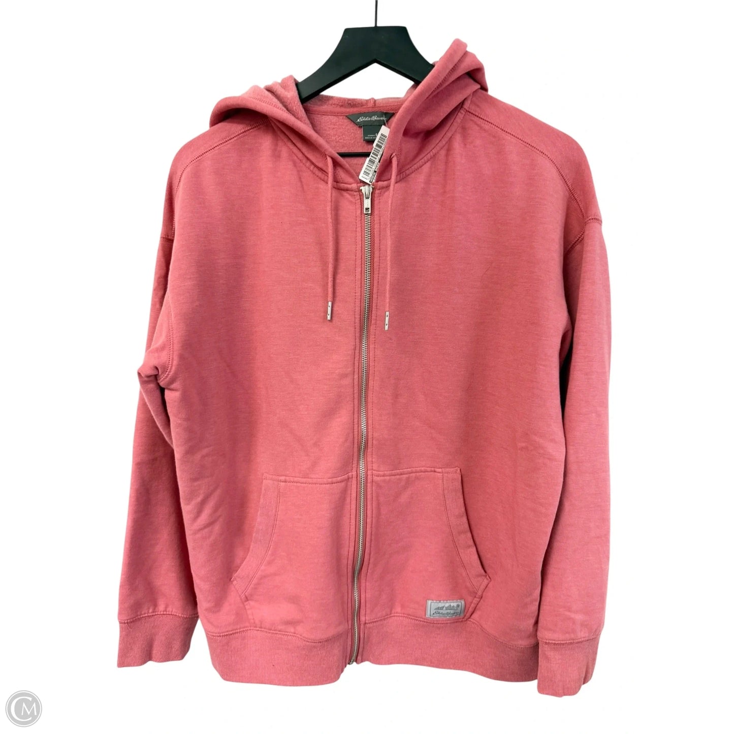 Sweatshirt Hoodie By Eddie Bauer In Pink, Size: S