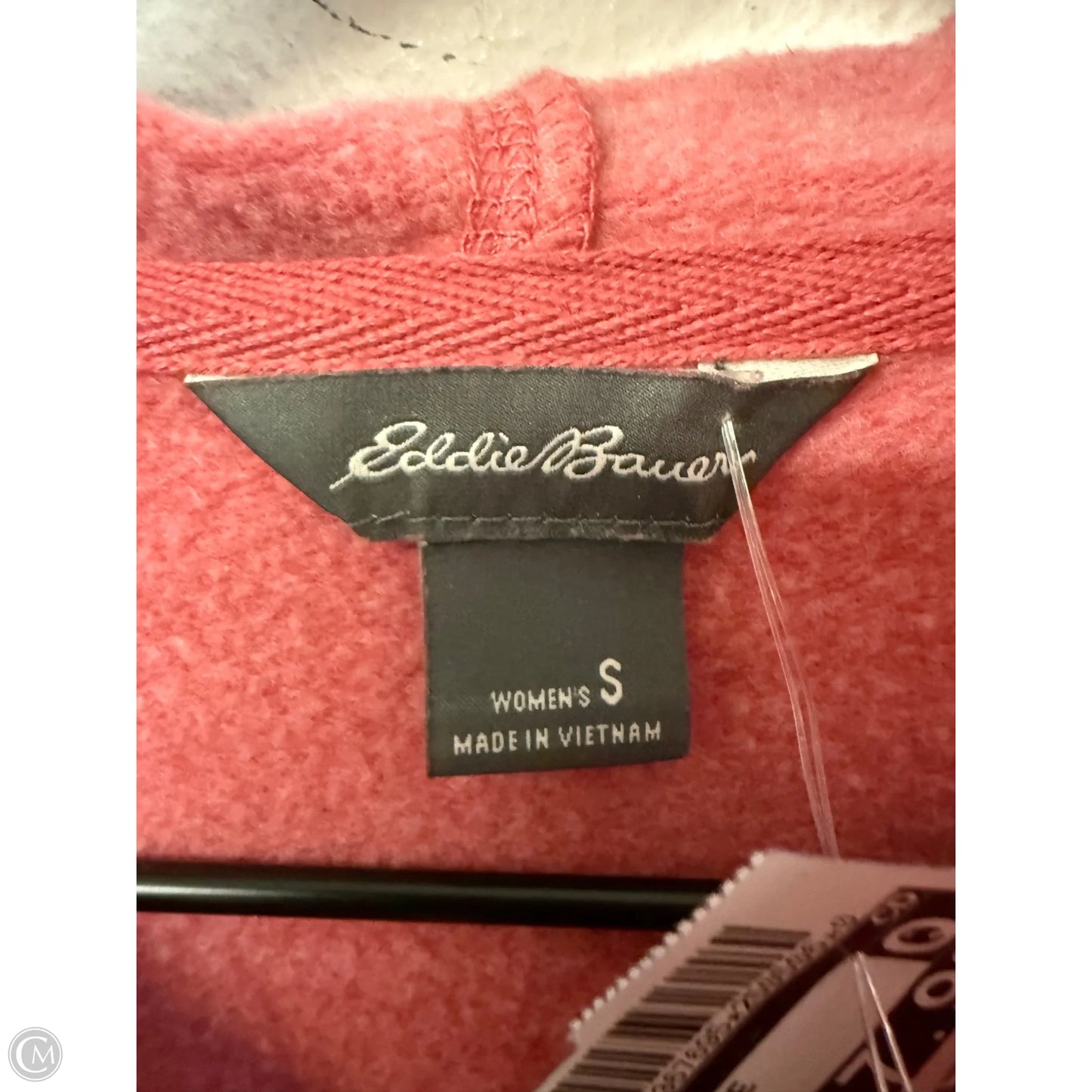 Sweatshirt Hoodie By Eddie Bauer In Pink, Size: S