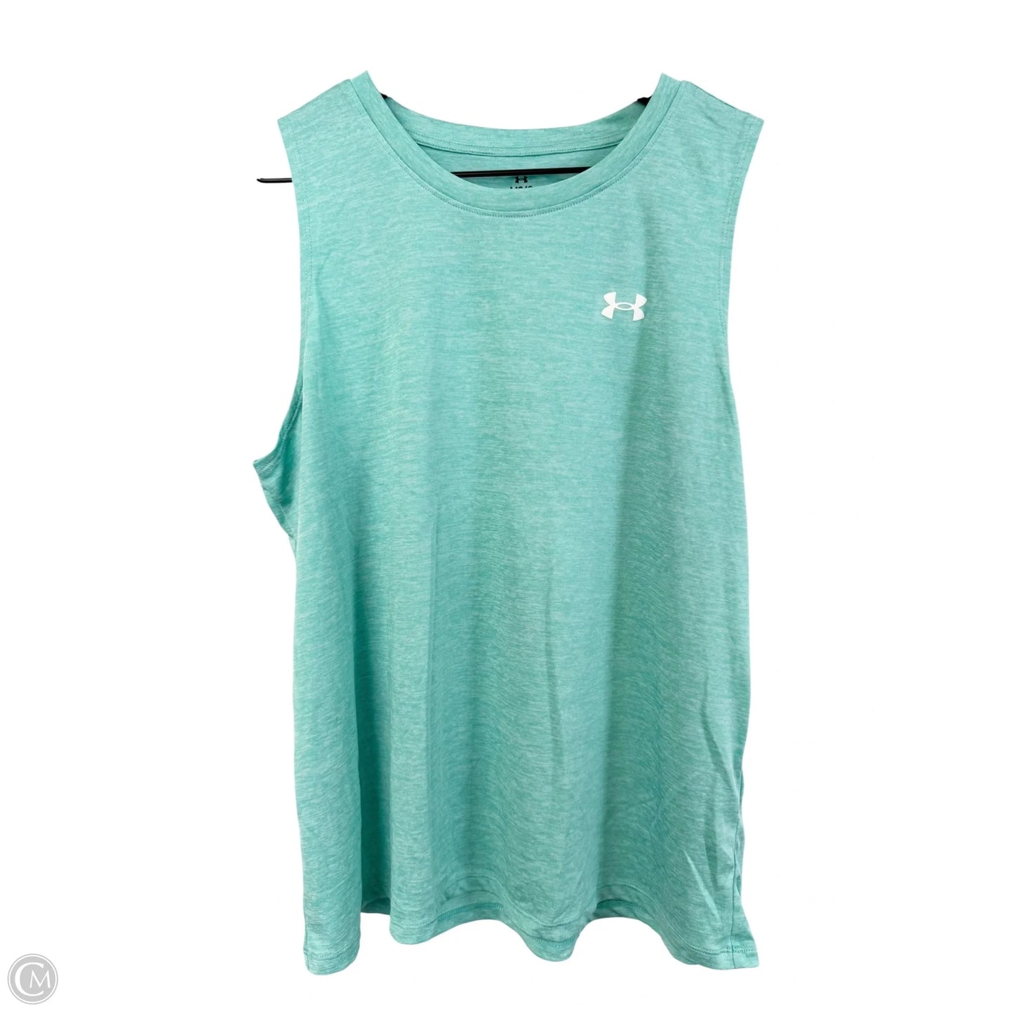 Athletic Tank Top By Under Armour In Aqua, Size: L