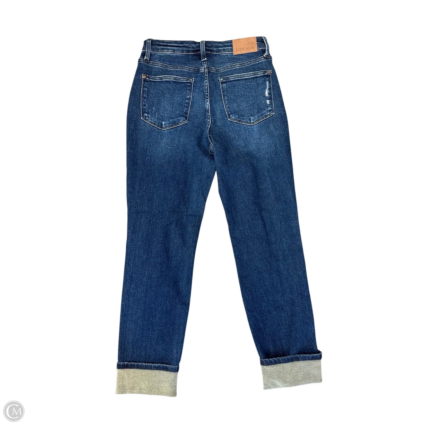 Jeans Boyfriend By Judy Blue In Blue Denim, Size: 4