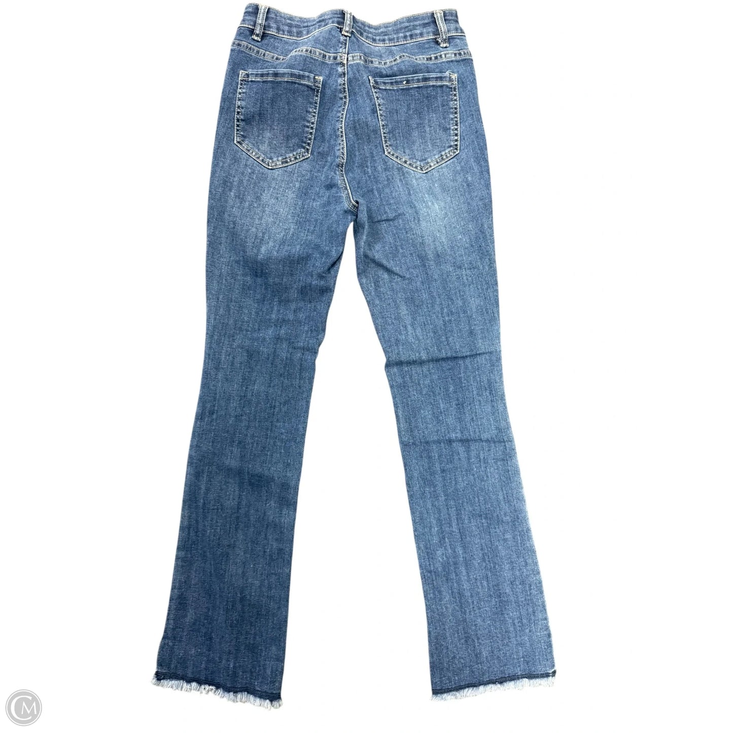 Jeans Straight By Charlie B In Blue Denim, Size: 2