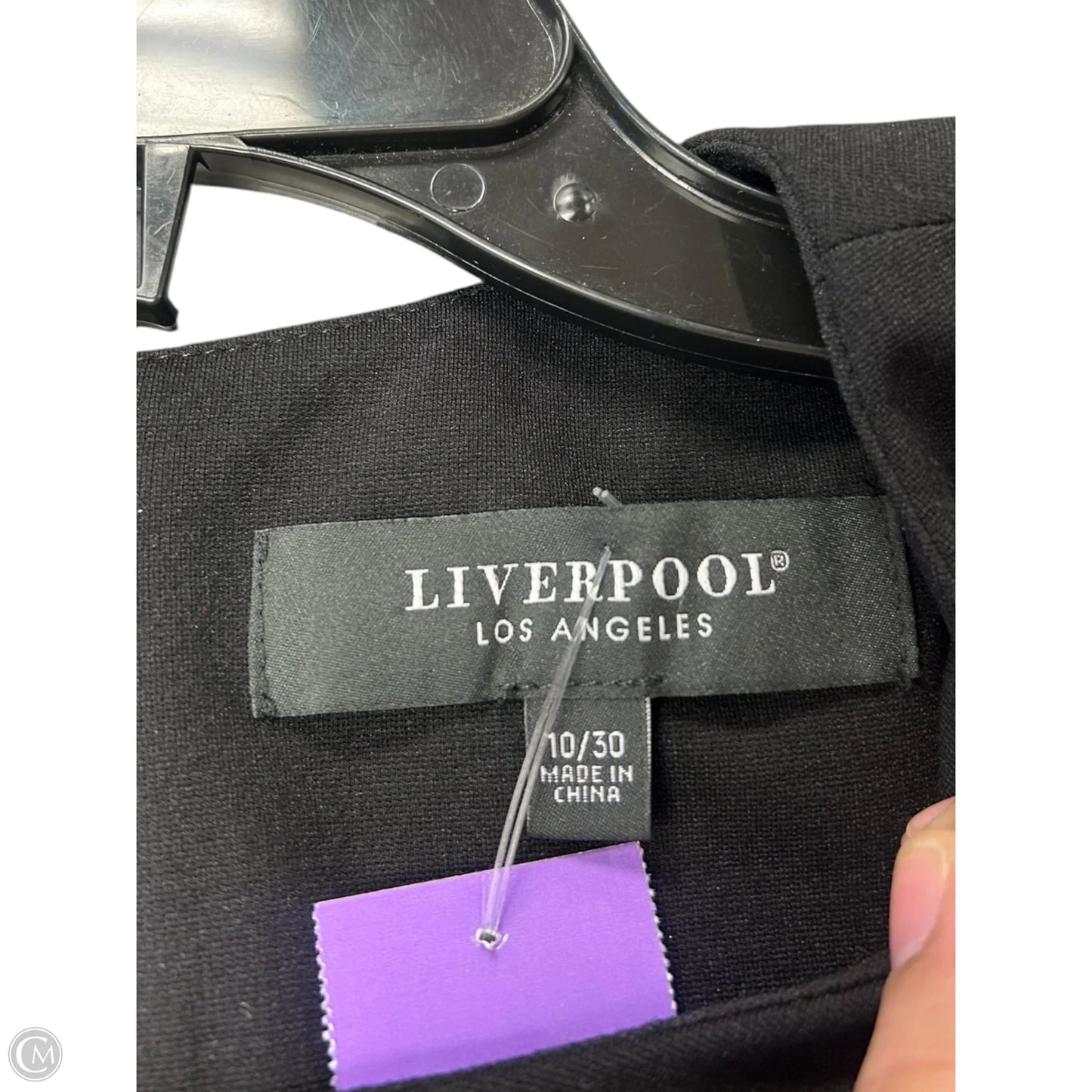 Dress Work By Liverpool In Black, Size: 10