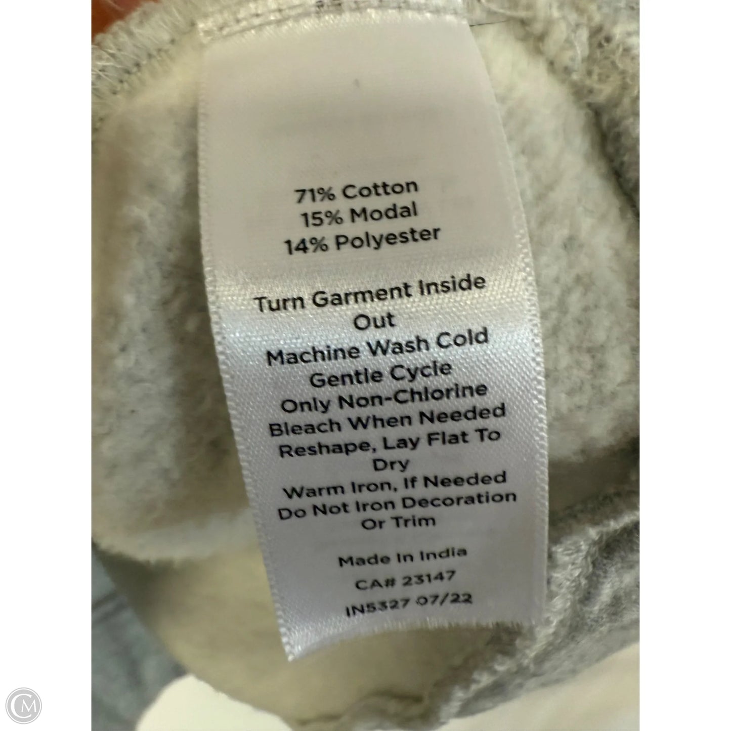 Sweatshirt Crewneck By Talbots In Grey, Size: M