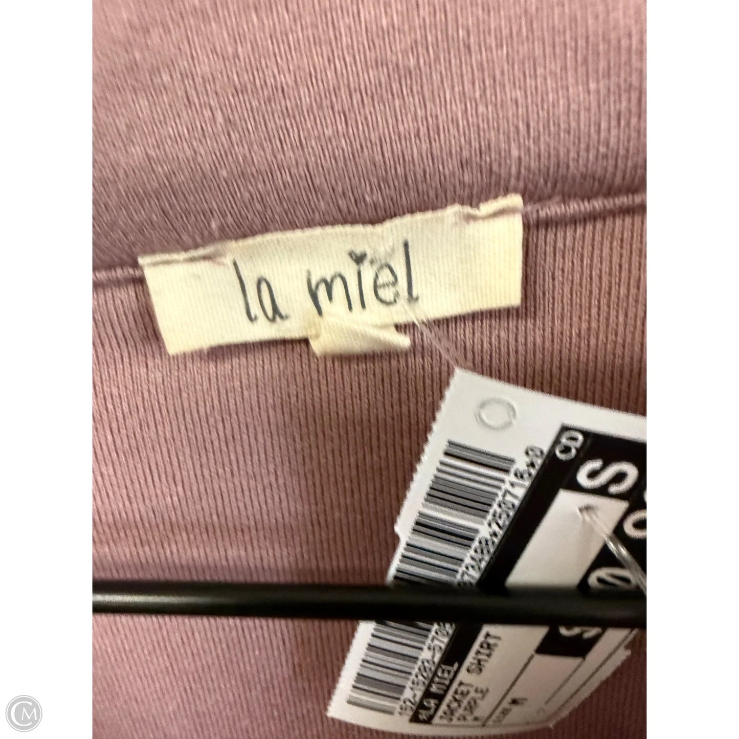 Jacket Shirt By La Miel In Purple, Size: M