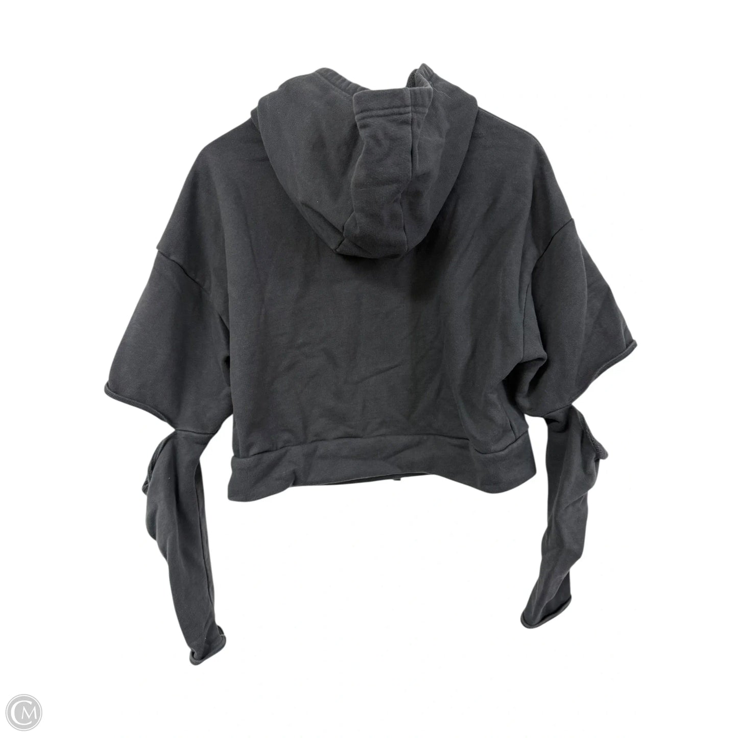 Athletic Sweatshirt Hoodie By Alo In Grey, Size: M