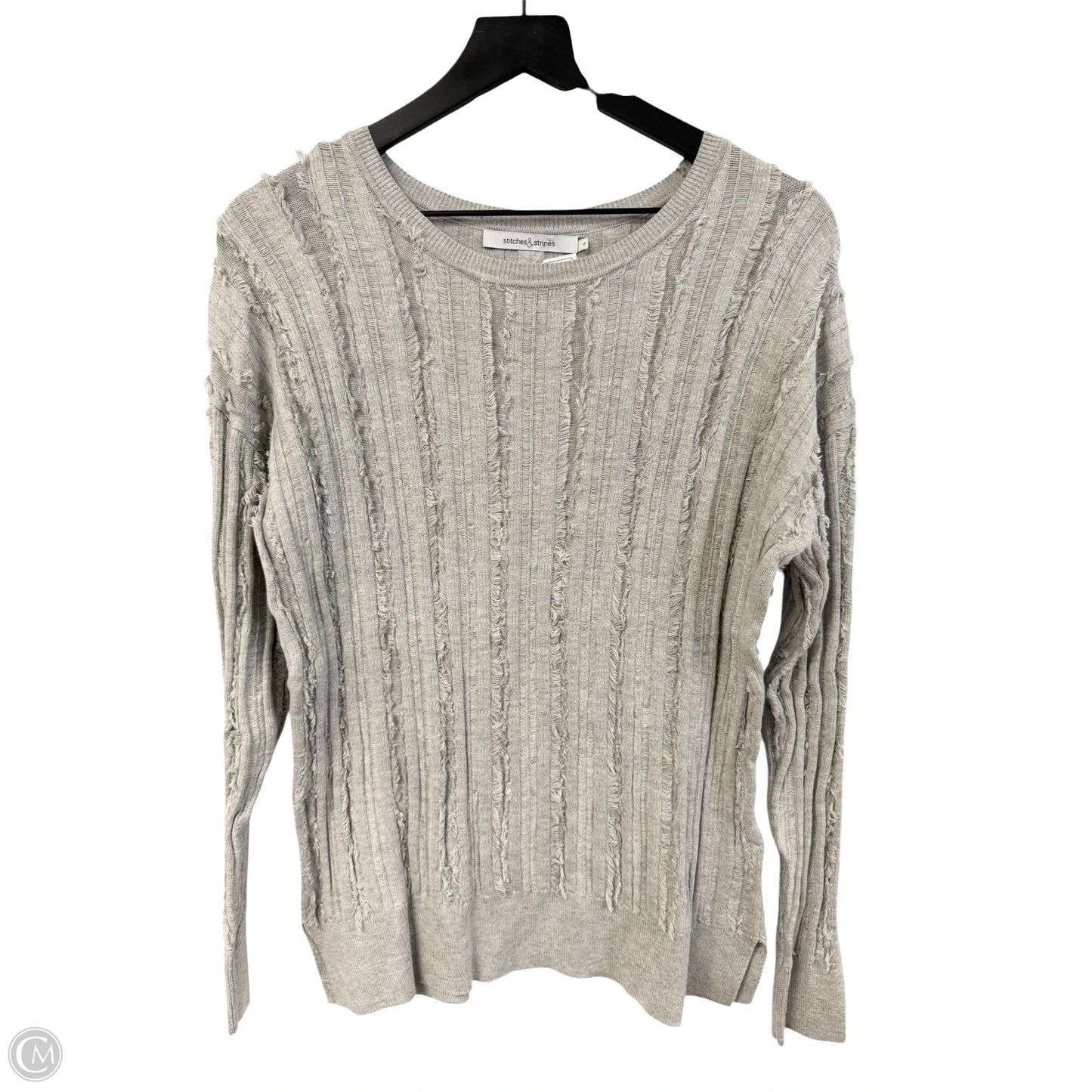 Sweater By Clothes Mentor In Grey, Size: S